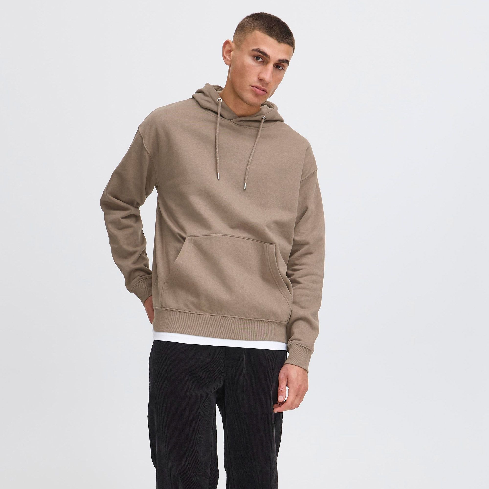 Solid Lenz Hoodie Heren