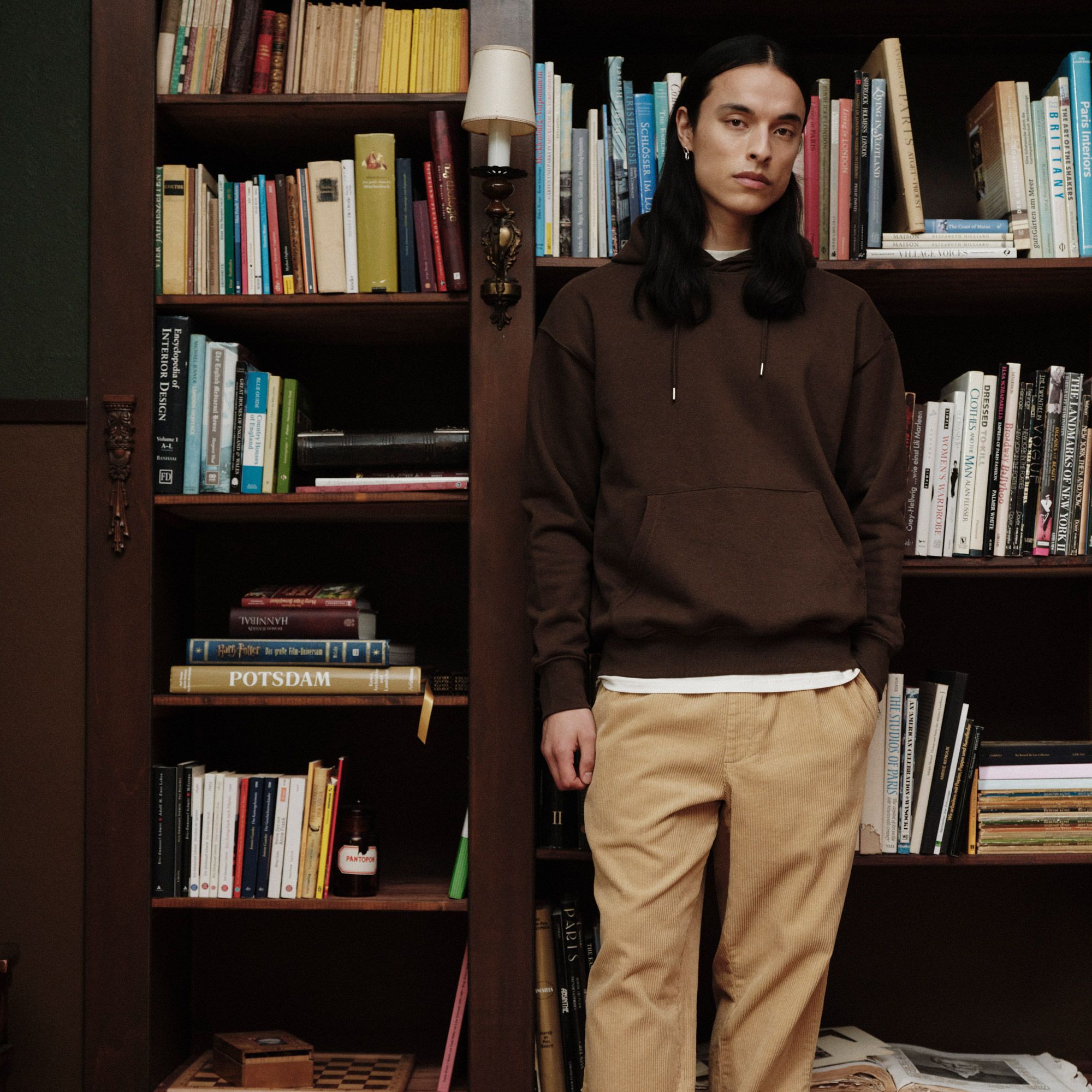Solid Lenz Hoodie Homme