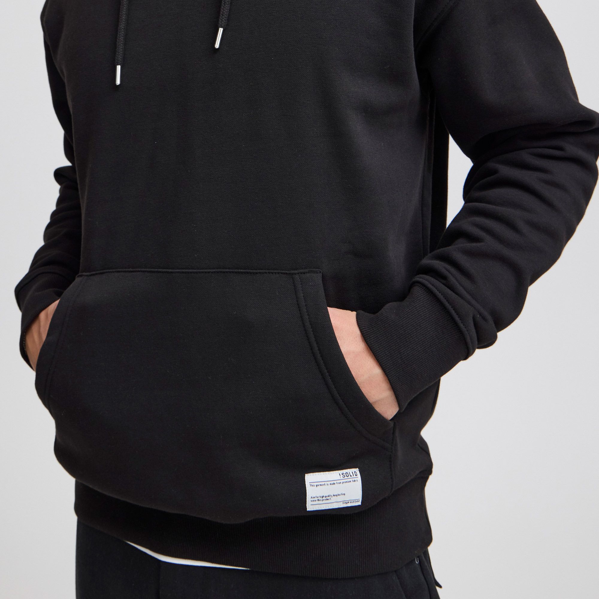 Solid Lenz Hoodie Heren
