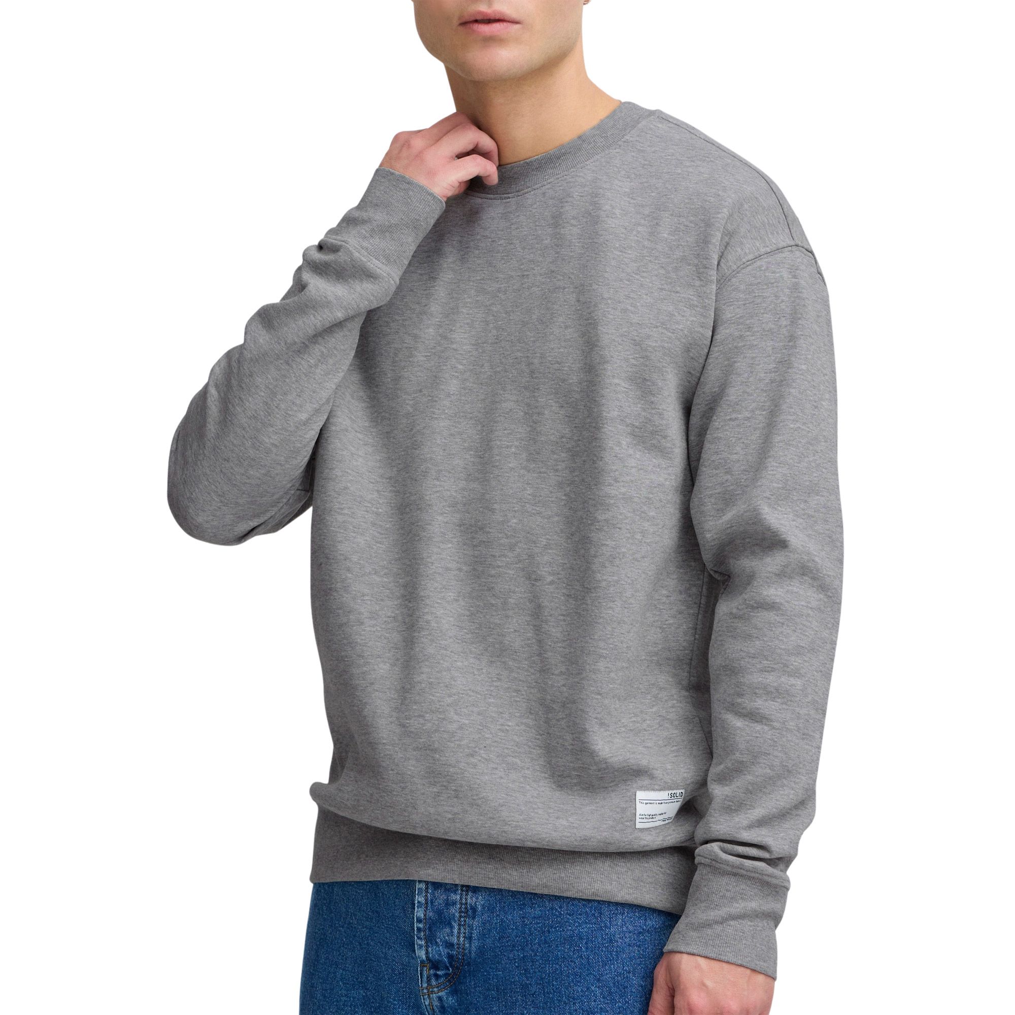 Solid Lenz Sweater Heren