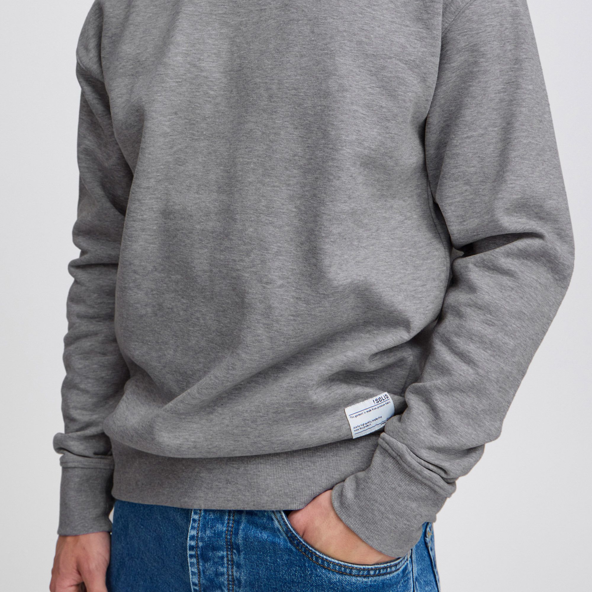 Solid Lenz Sweater Heren