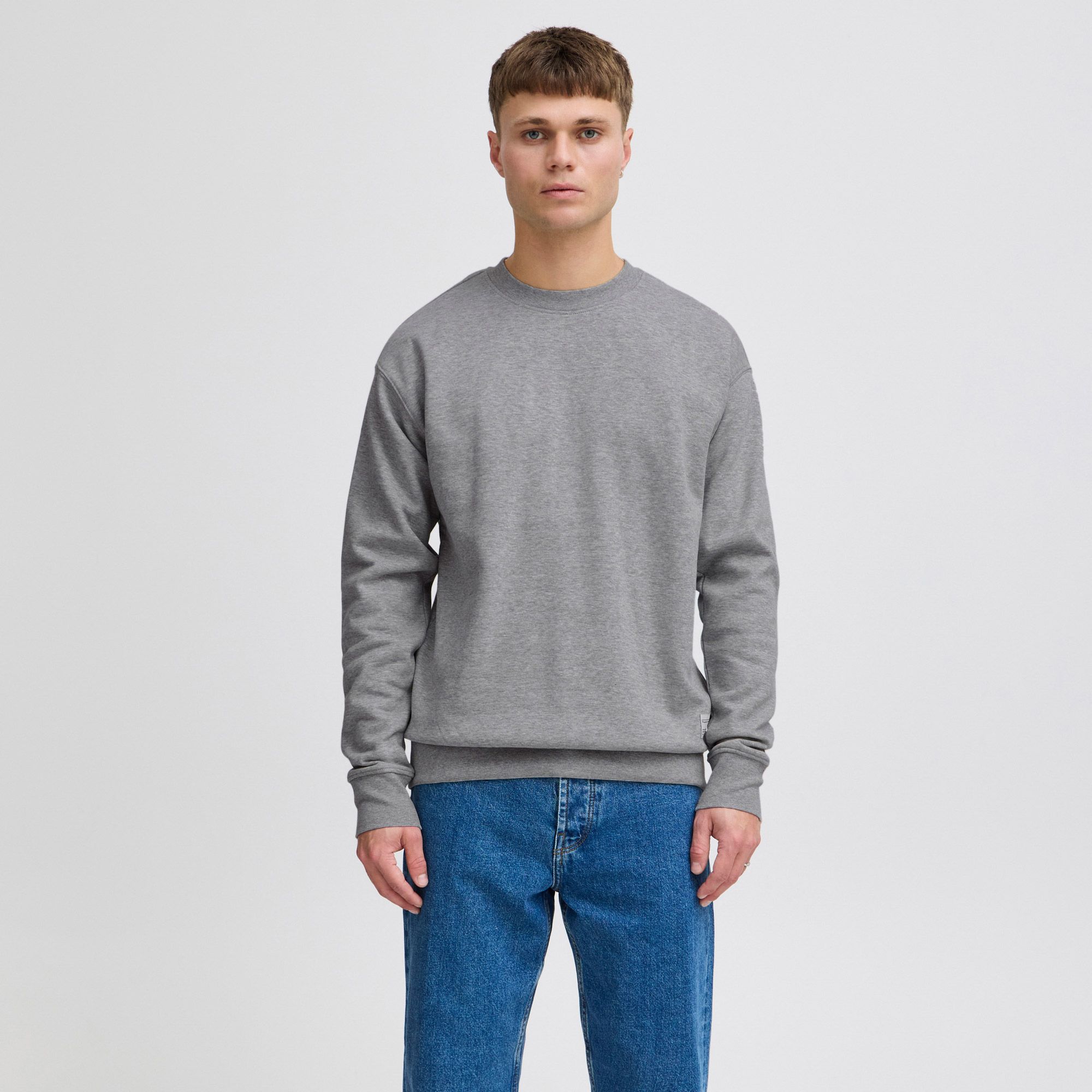 Solid Lenz Sweater Heren