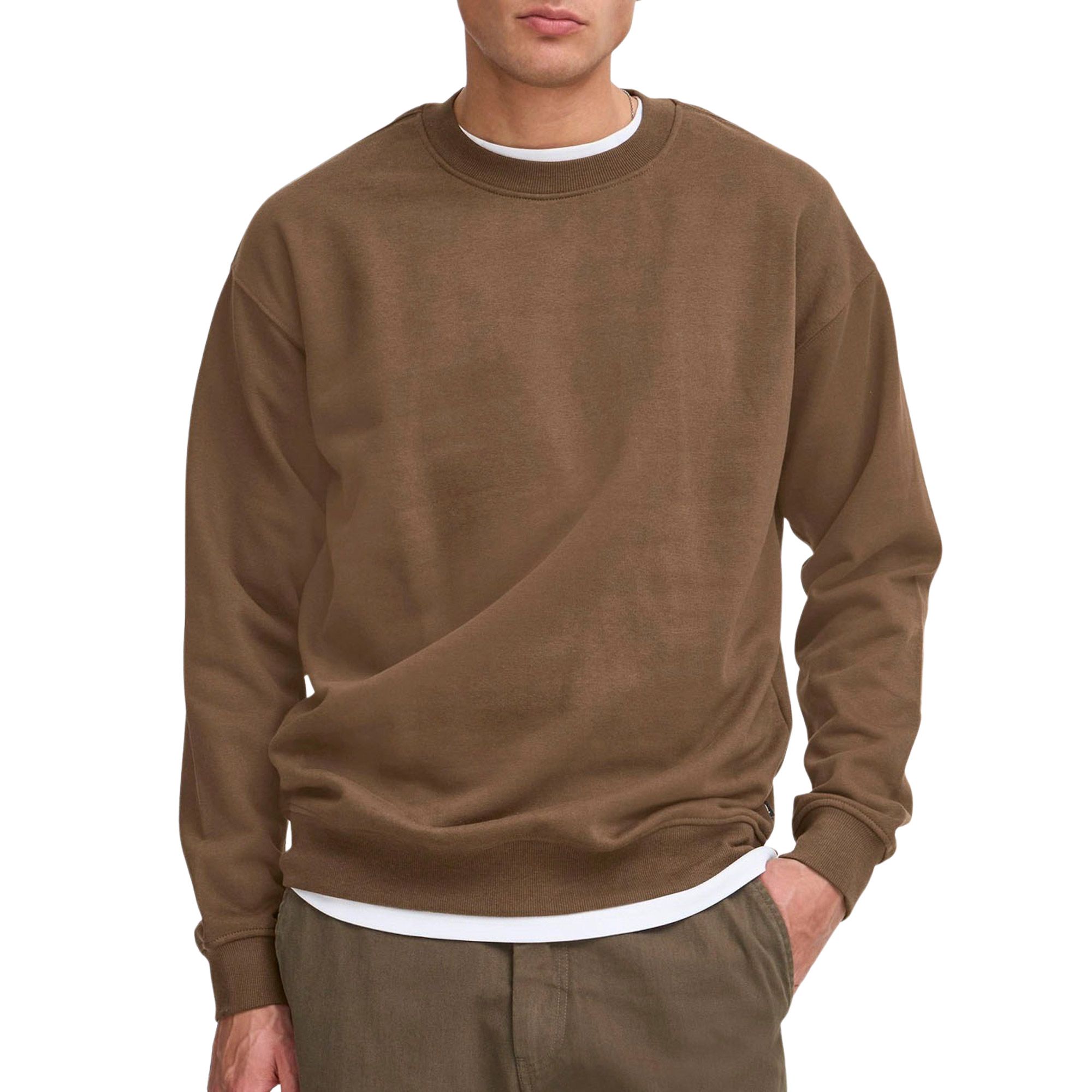 Solid Lenz Sweater Heren