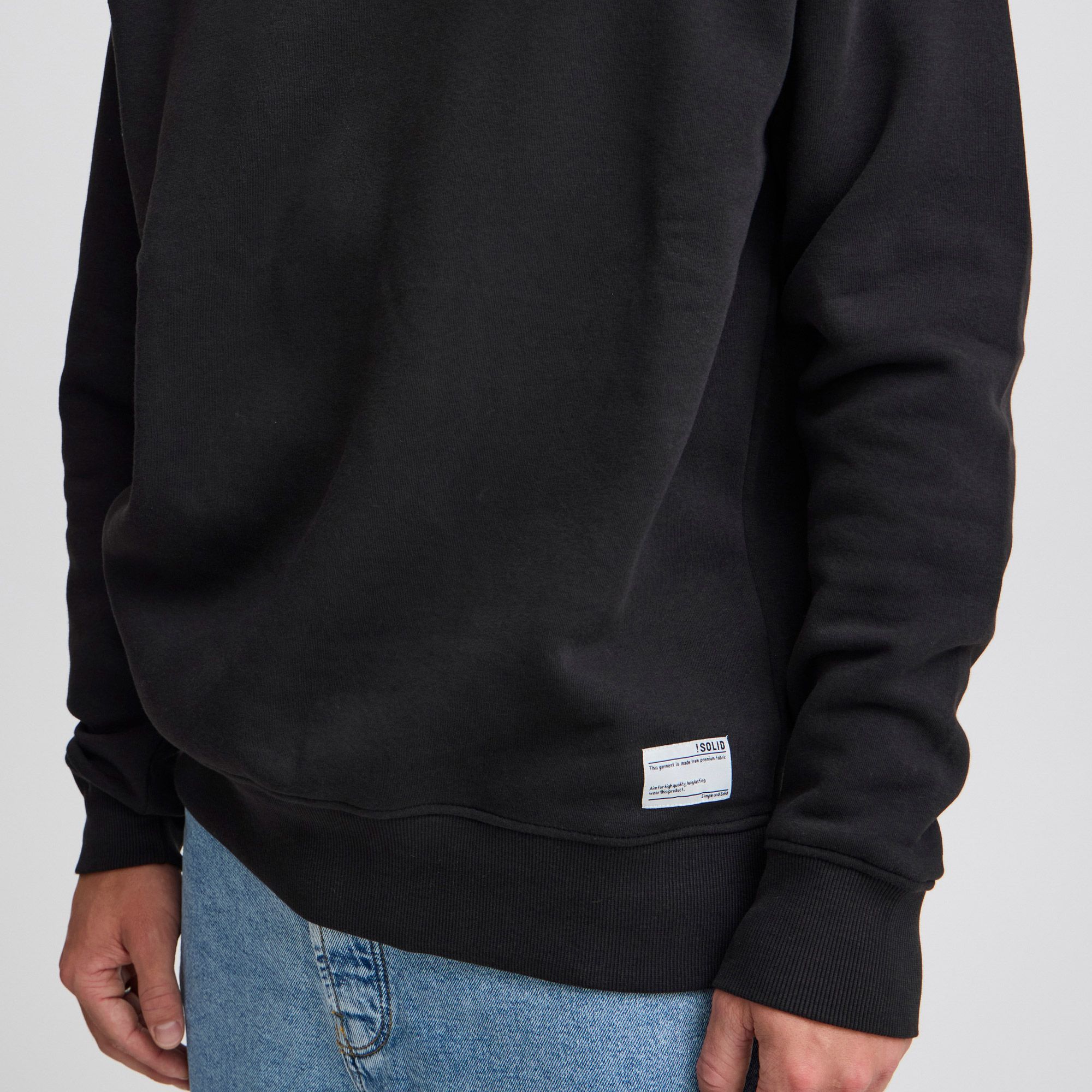Solid Lenz Sweater Heren