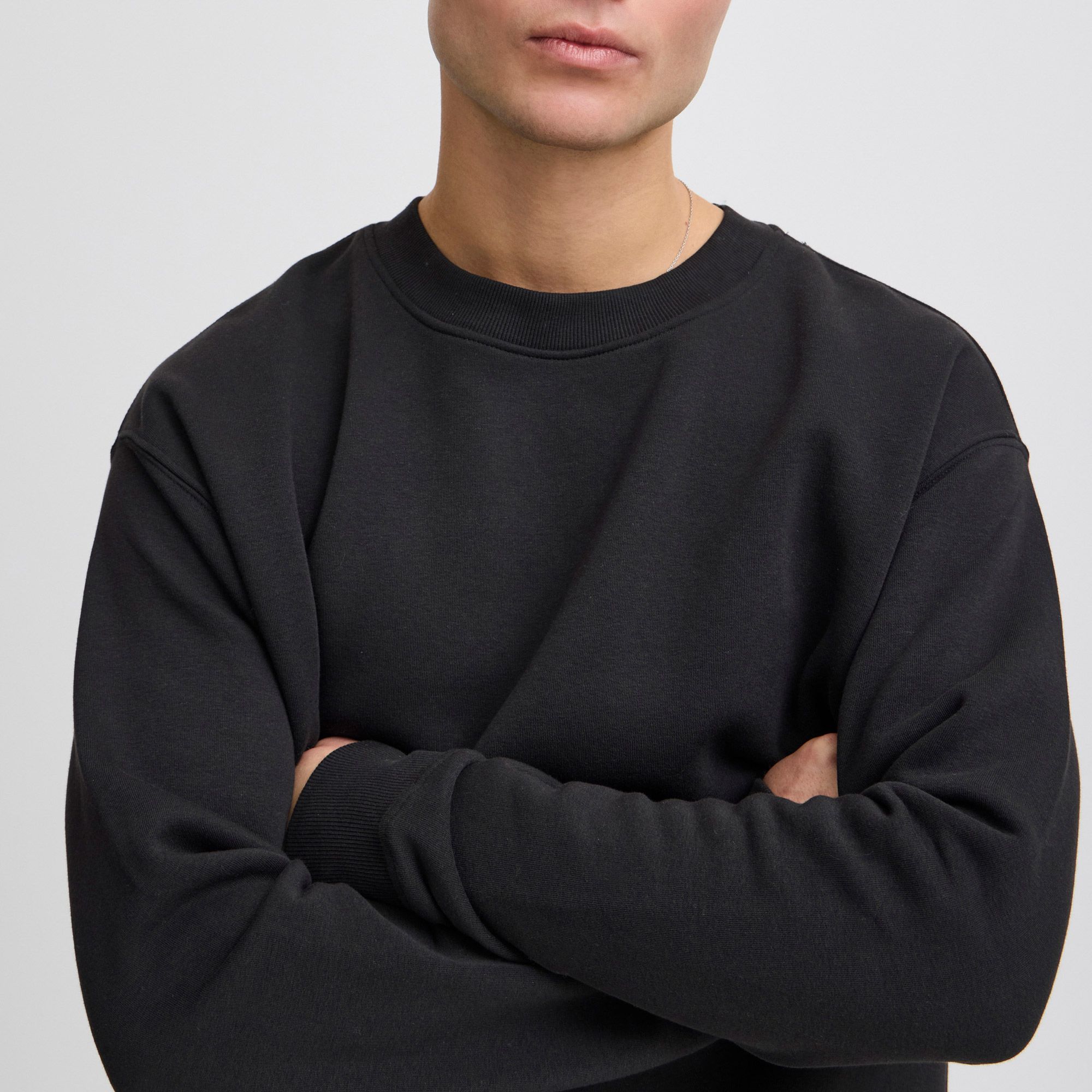 Solid Lenz Sweater Heren