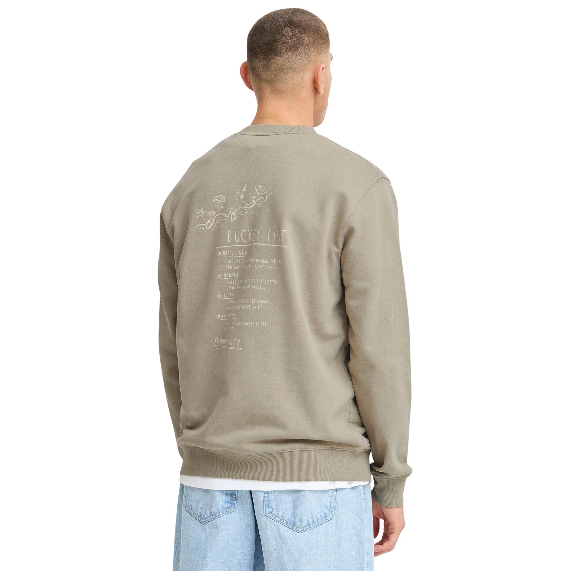Solid Oratio Sweater Heren