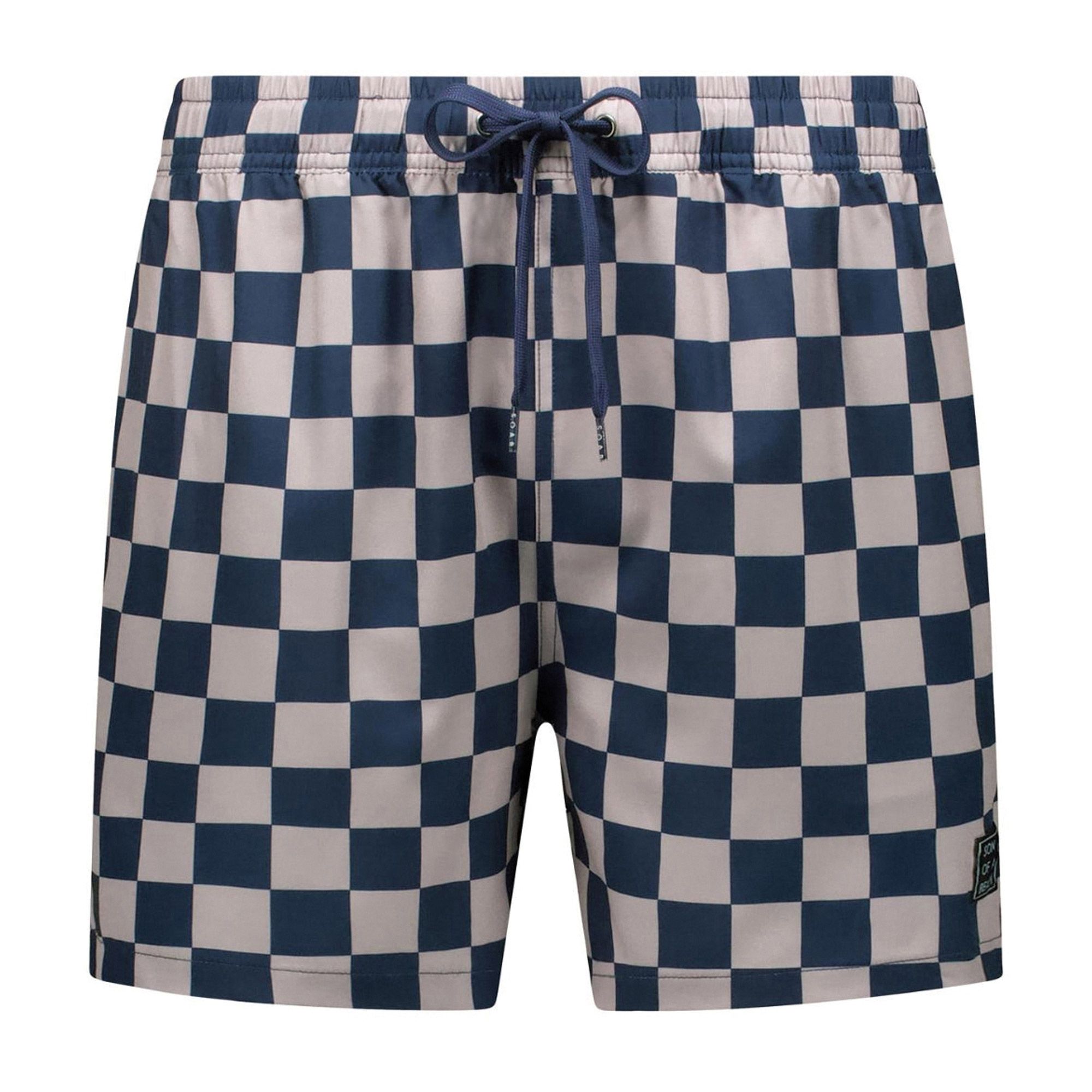 Son Of A Beach Check Zwemshort Jongens