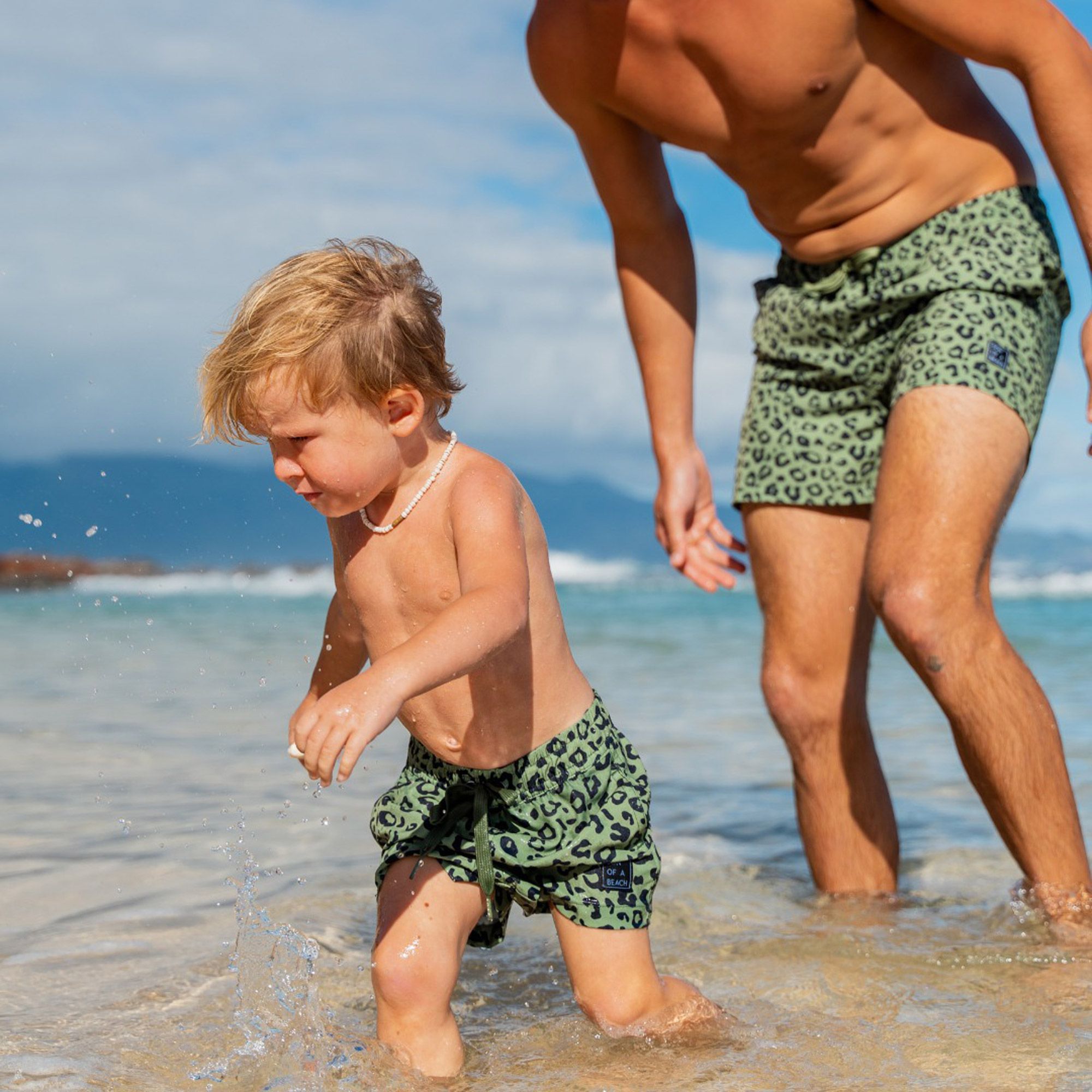 Son Of A Beach Leopard Zwemshort Jongens