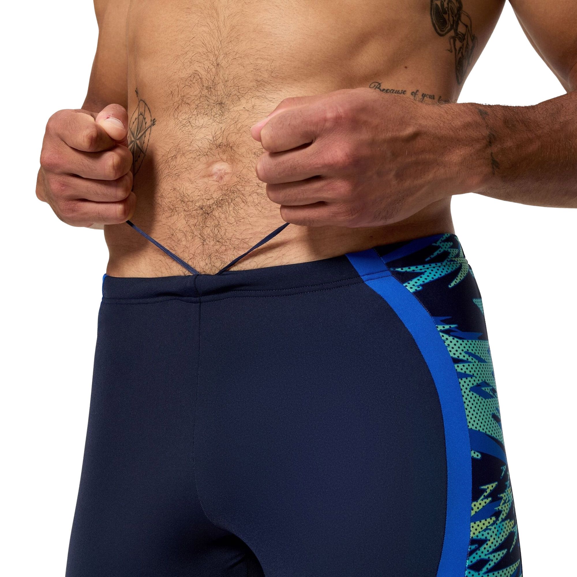 Speedo Printed Hyperboom Splice Jammer Heren