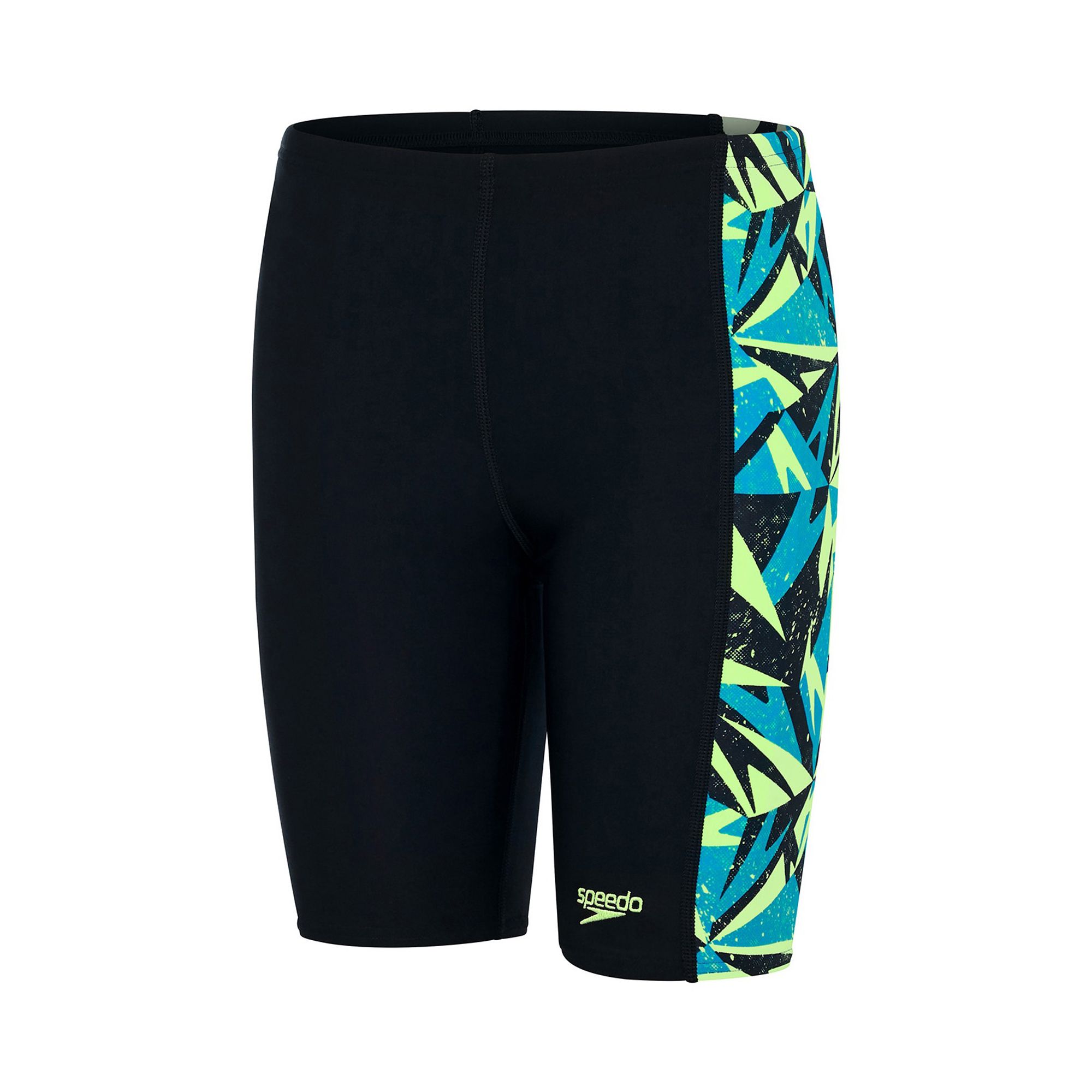 Maillot De Natation Speedo Hyperboom Panel Jammer Garçon - Coupe Compétition, Taille 13-14 Ans - Bleu Lagoon