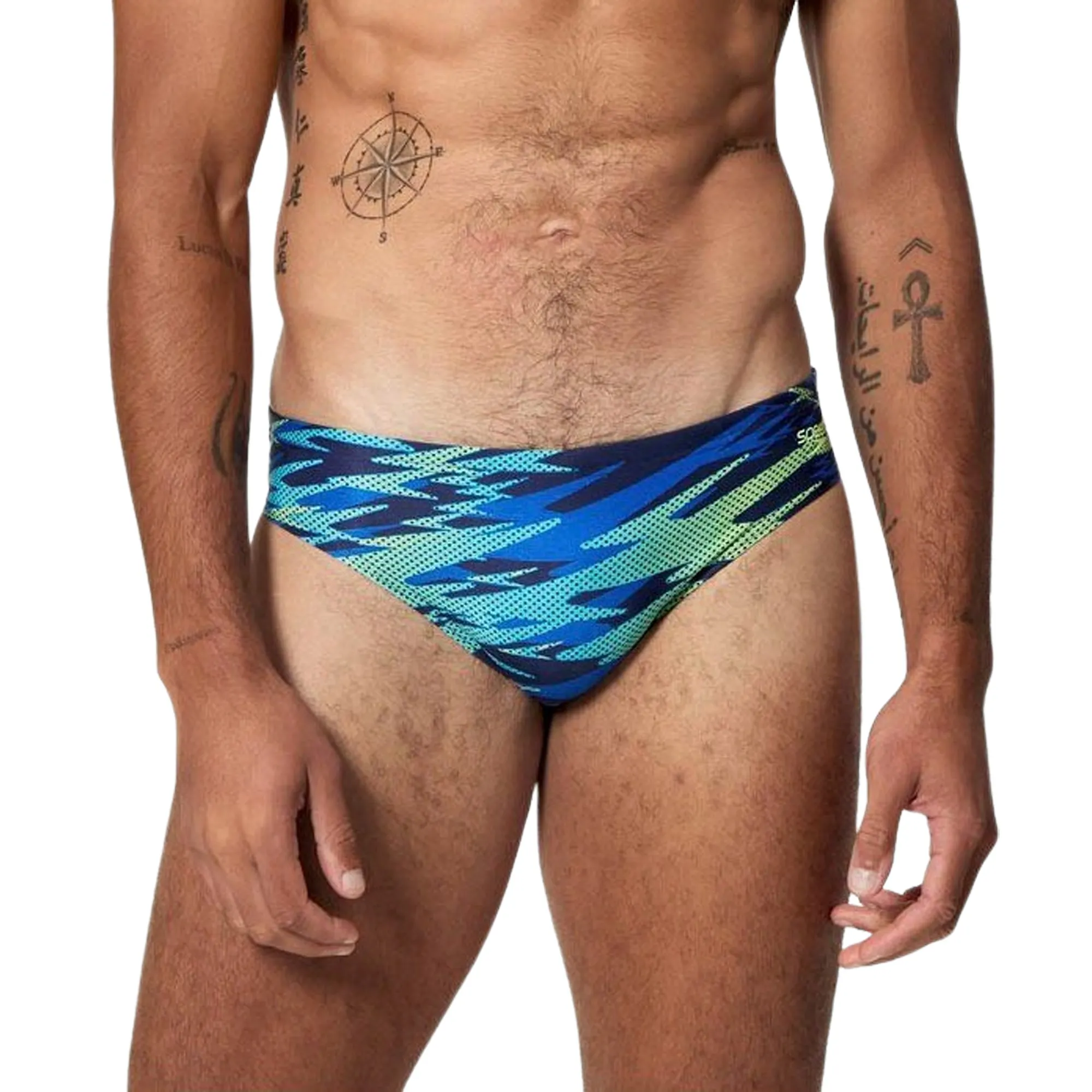 Speedo Printed Hyperboom Splice Brief Zwemslip Heren
