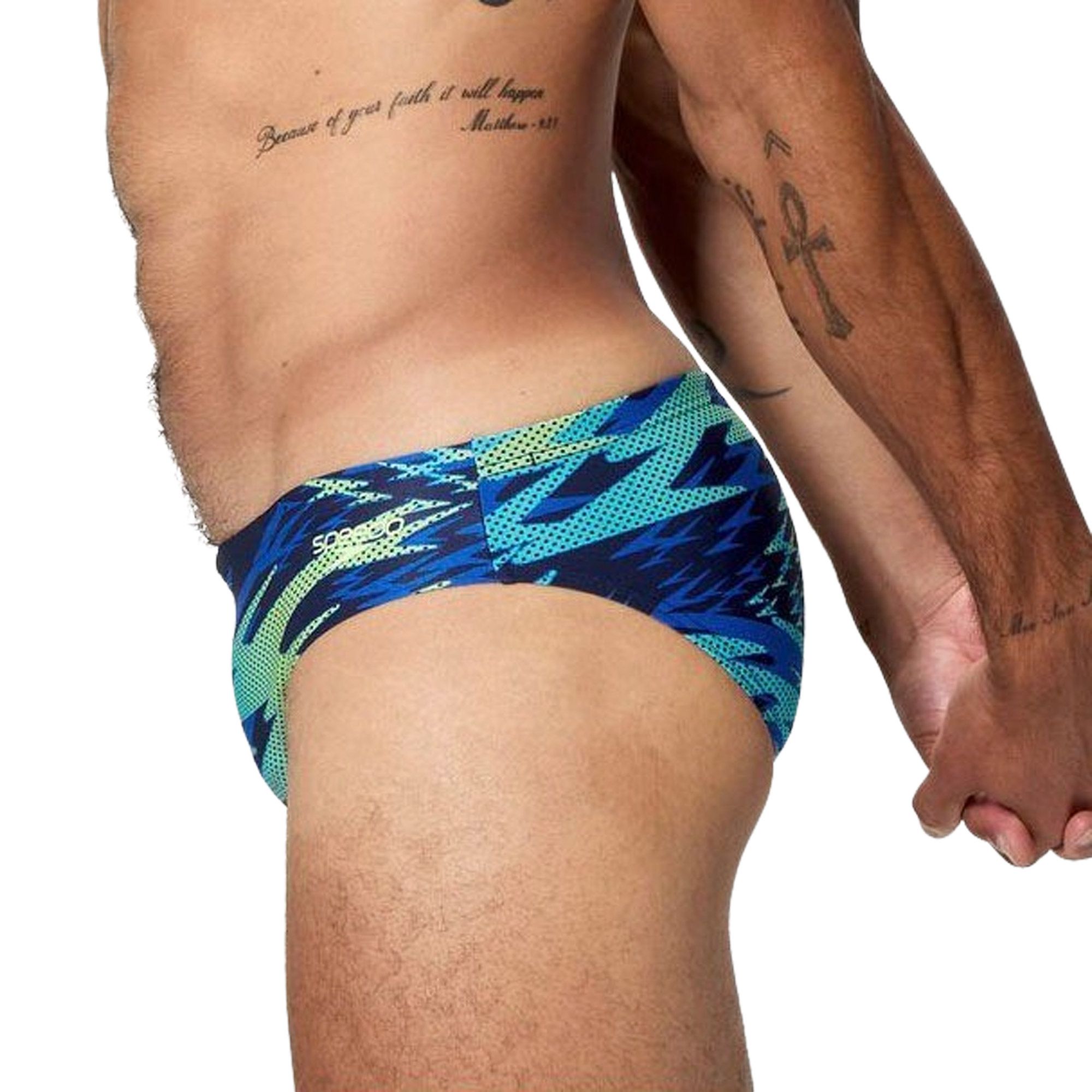 Speedo Printed Hyperboom Splice Brief Zwemslip Heren