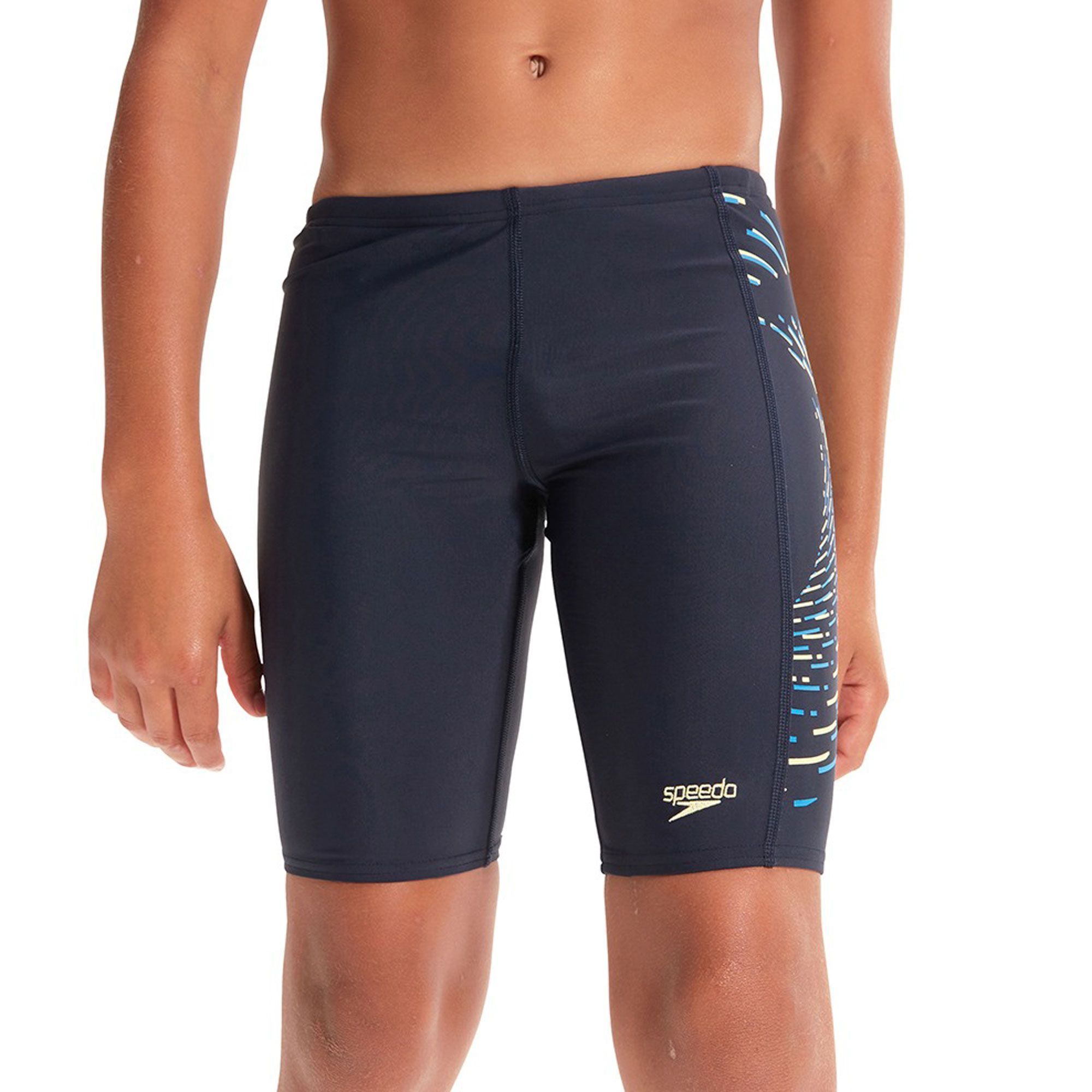 Zwembroek Speedo Boys Eco Plastisol Placement Jammer Black Blue