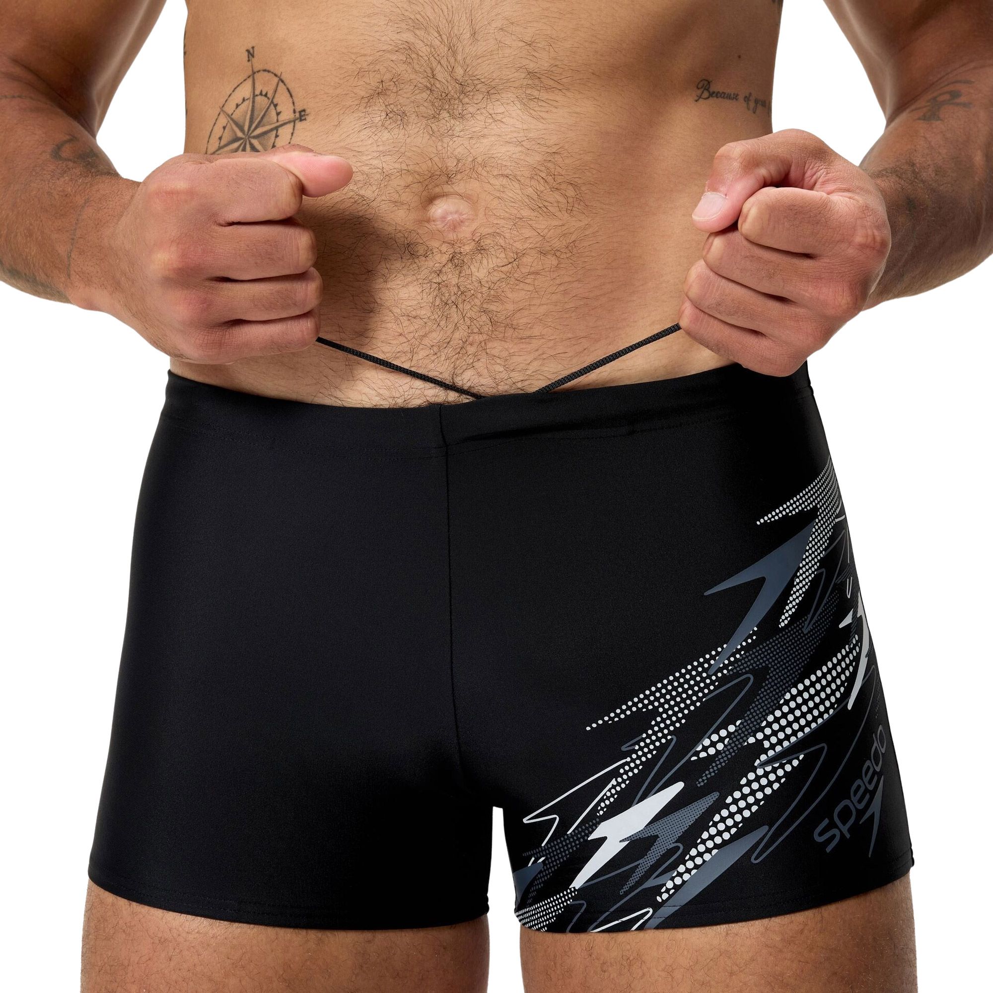 stmck　ETRE TOKYO speedo　ギャザーショートブルゾン Speedo Medley Logo Swim boxer Men | Plutosport