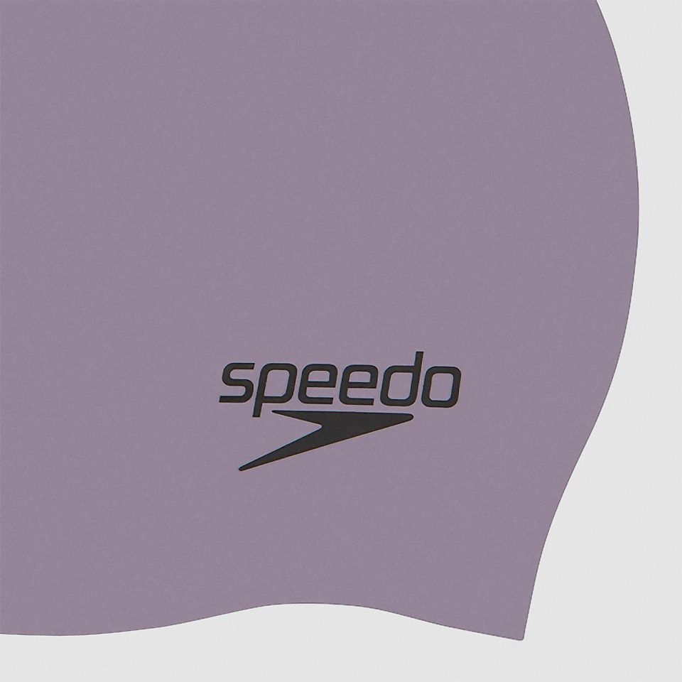 Speedo Plain Moulded Silicone Badmuts Senior