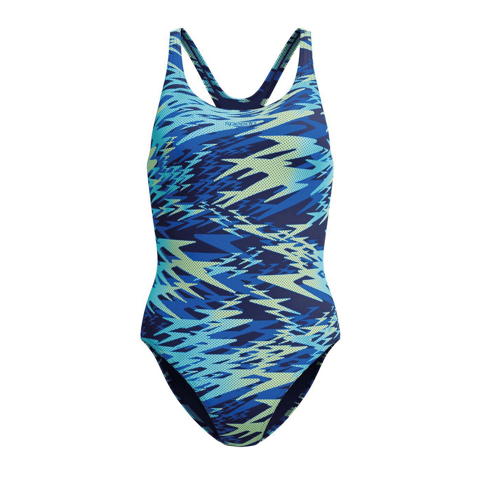 Speedo Hyperboom Allover Print Medalist Badpak Dames