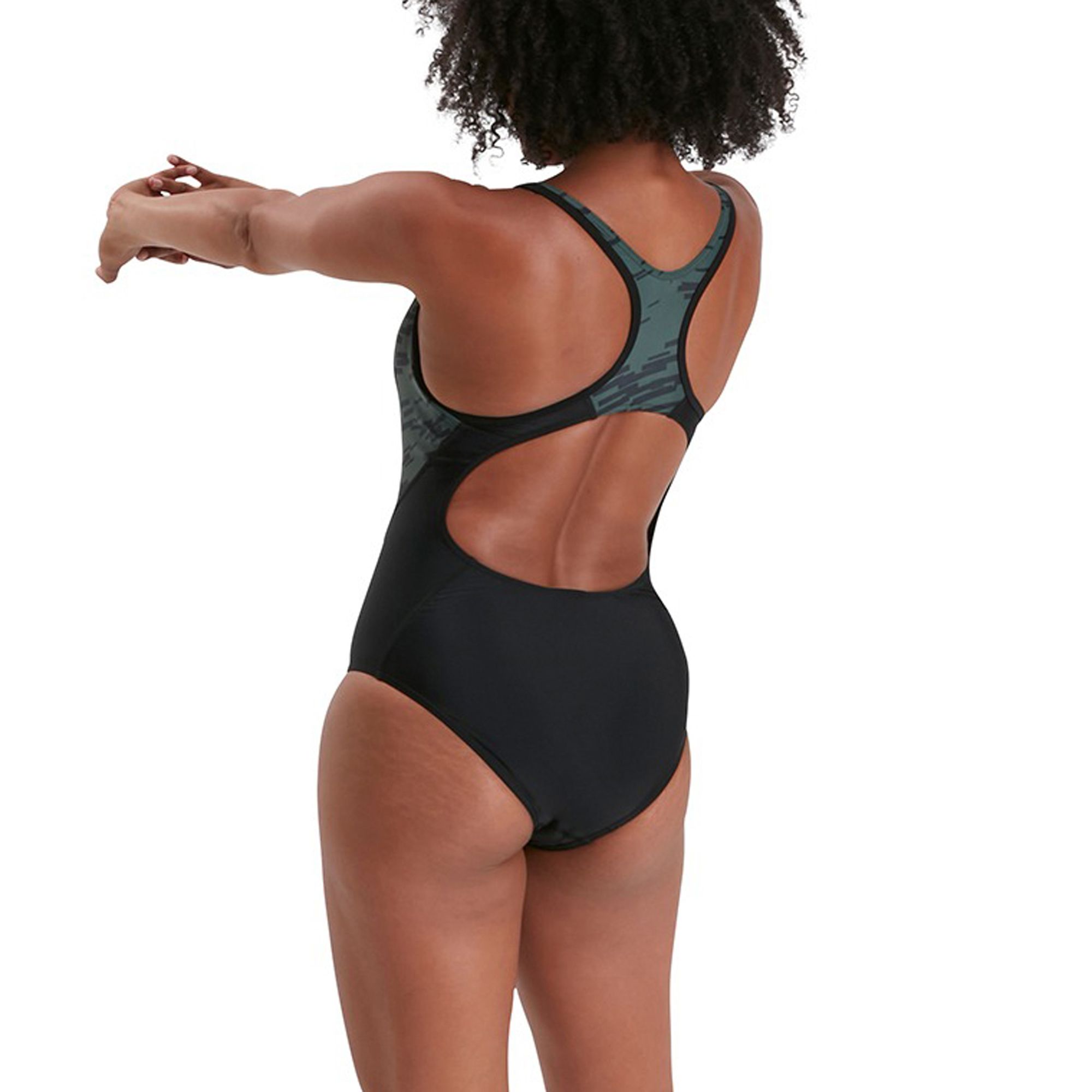 Speedo Allov Panel Laneback Badpak Dames