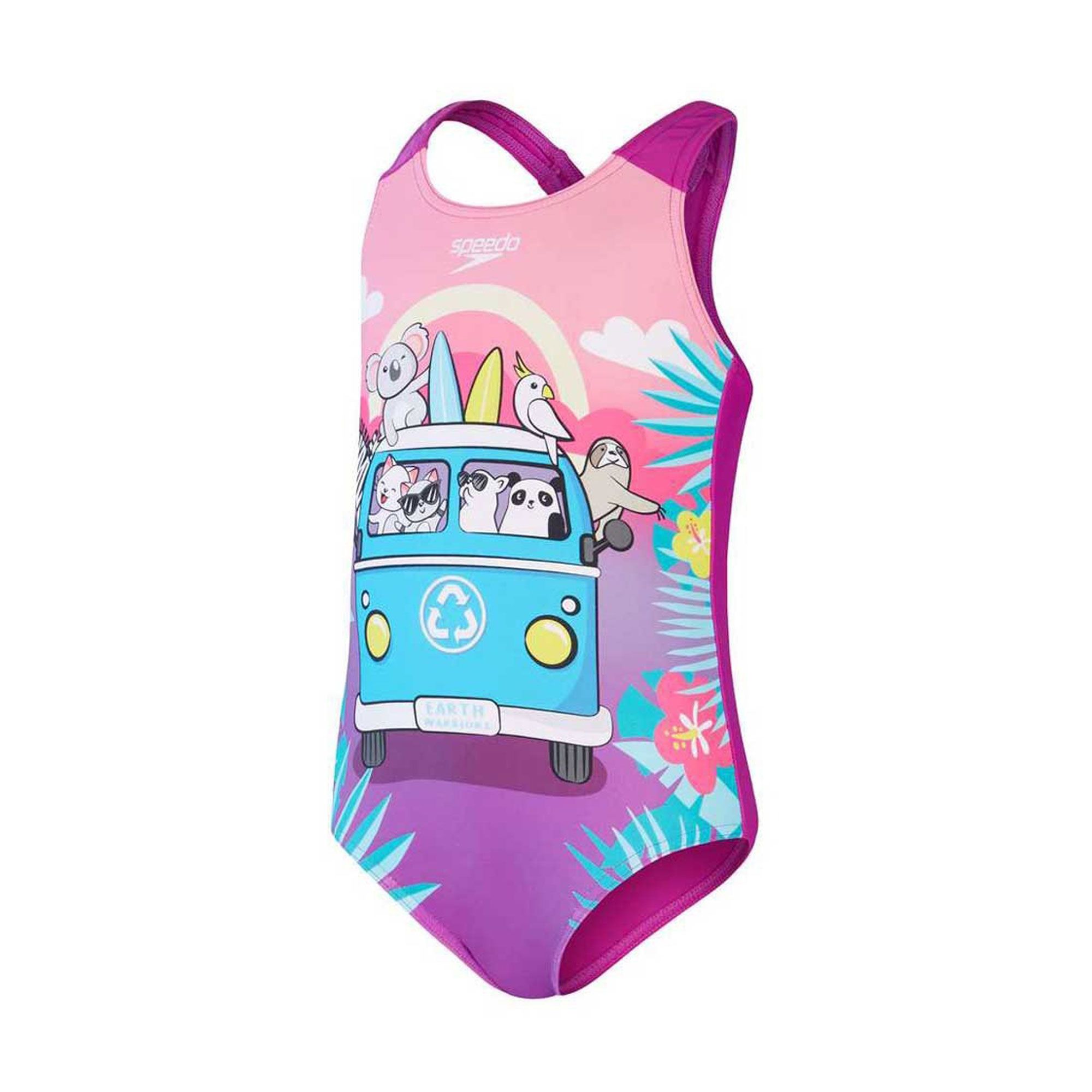 Maillot De Bain Speedo Fille – Taille 14, Thème Papillon, Turquoise, Nylon/Spandex