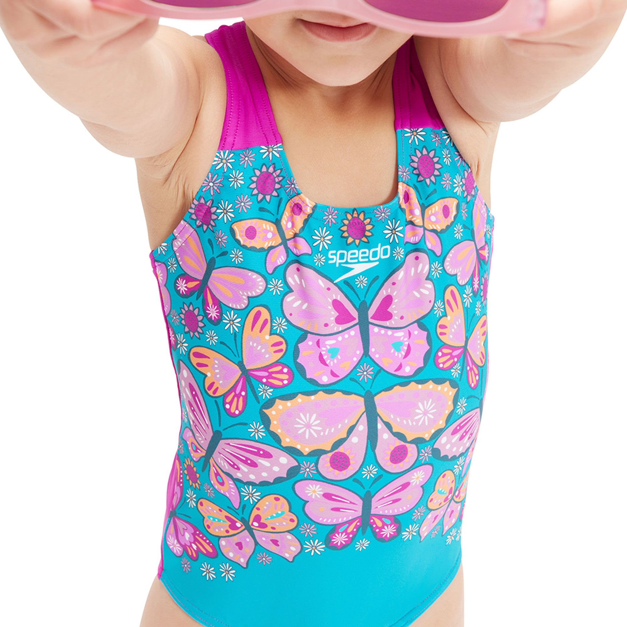 Speedo Digital Printed Badpak Meisjes