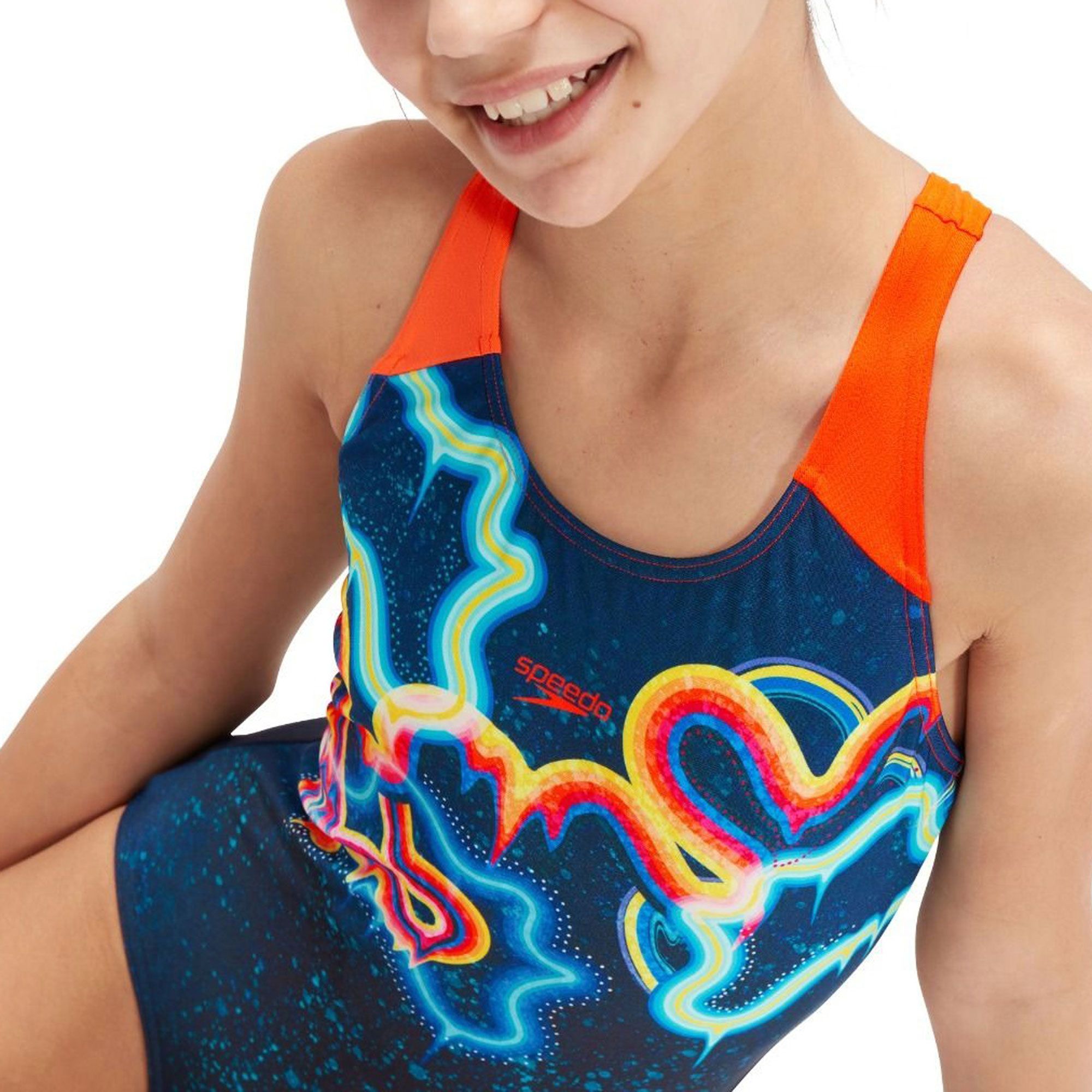 Speedo END+ Digital Placement Splashback Badpak Meisjes