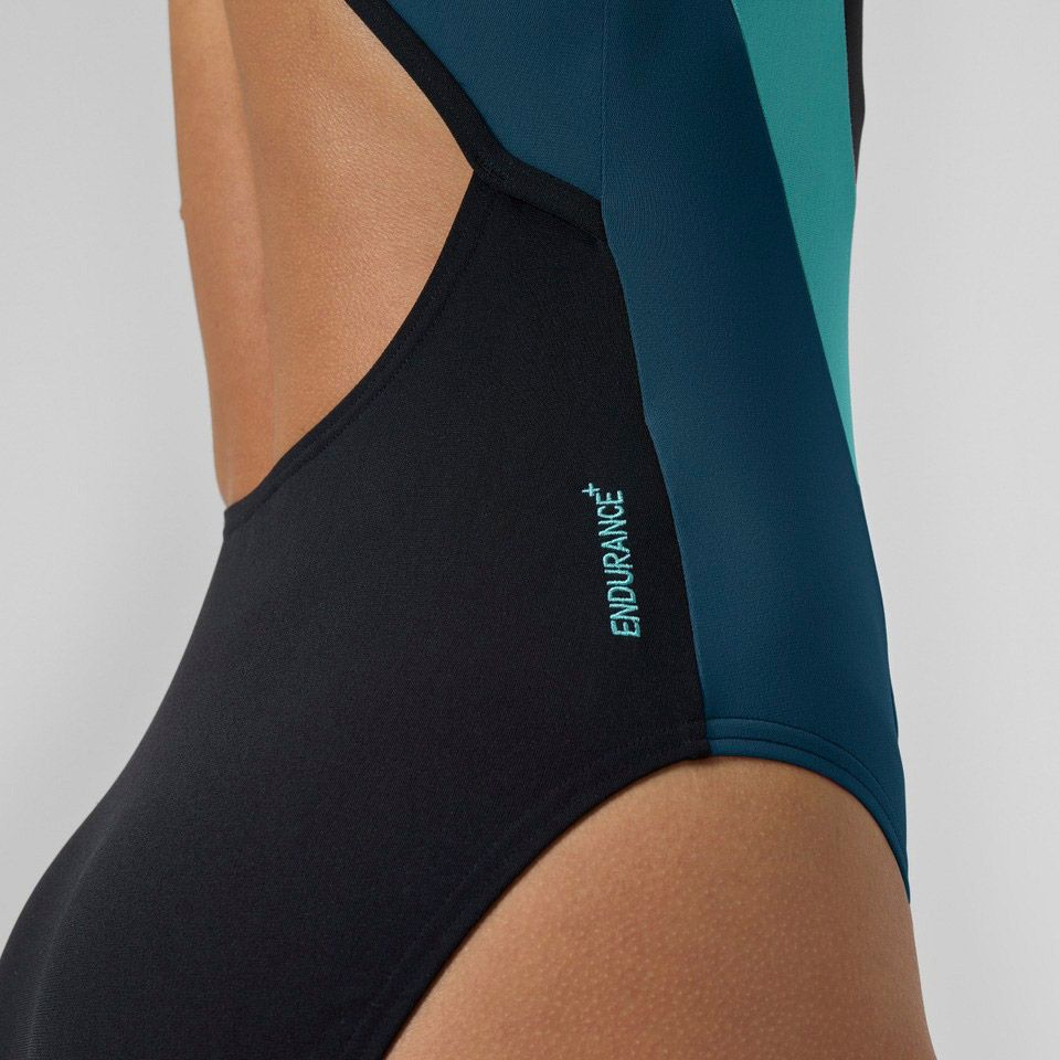 Speedo END+ Hi Neck Splice Crossback Badpak Dames