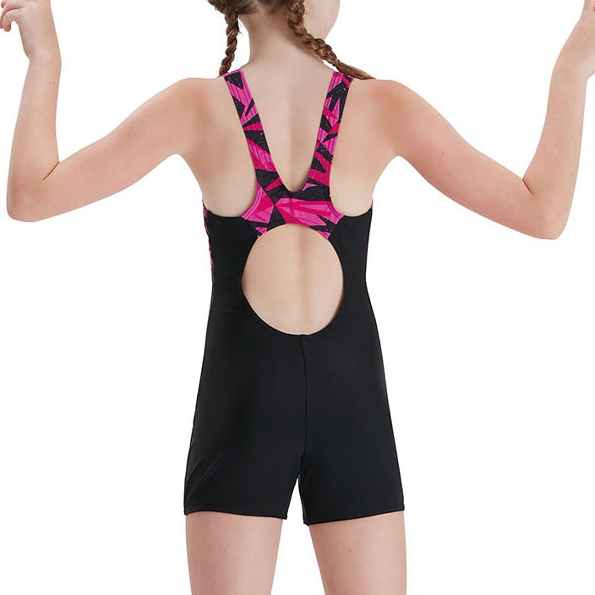 Speedo Hyper Boom Splice Legsuit Muscleback Badpak Meisjes