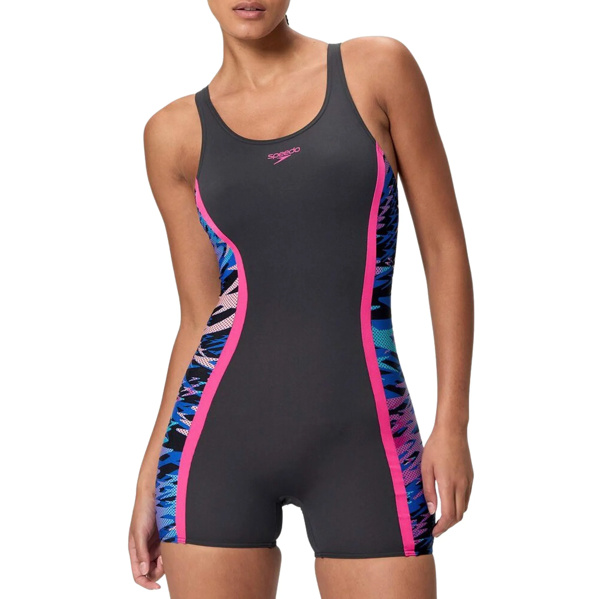 Speedo Hyperboom Splice Muscleback Legsuit Badpak Dames