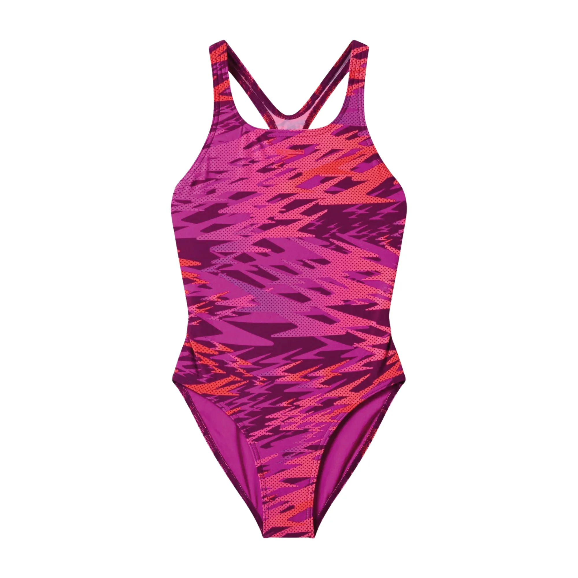 Speedo Hyperboom Allover Print Medalist Swimsuit Girls