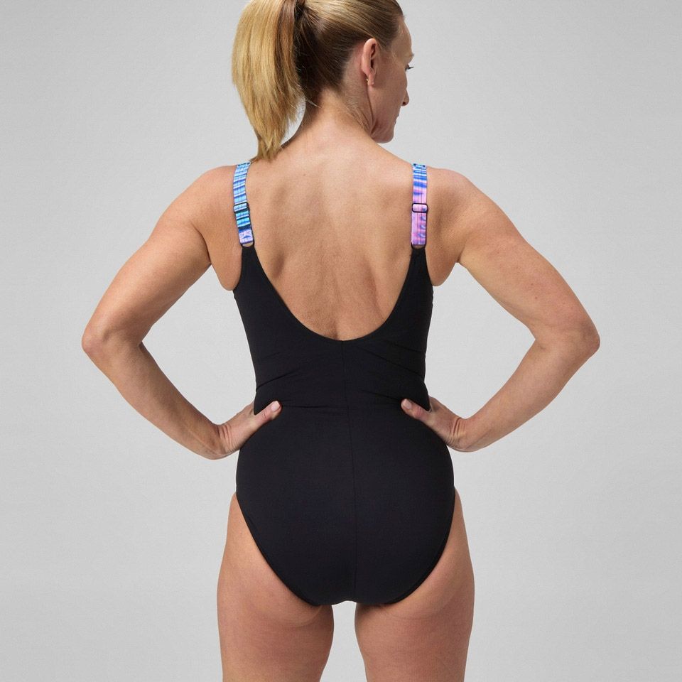 Speedo Lunalustre Printed Shaping Badpak Dames