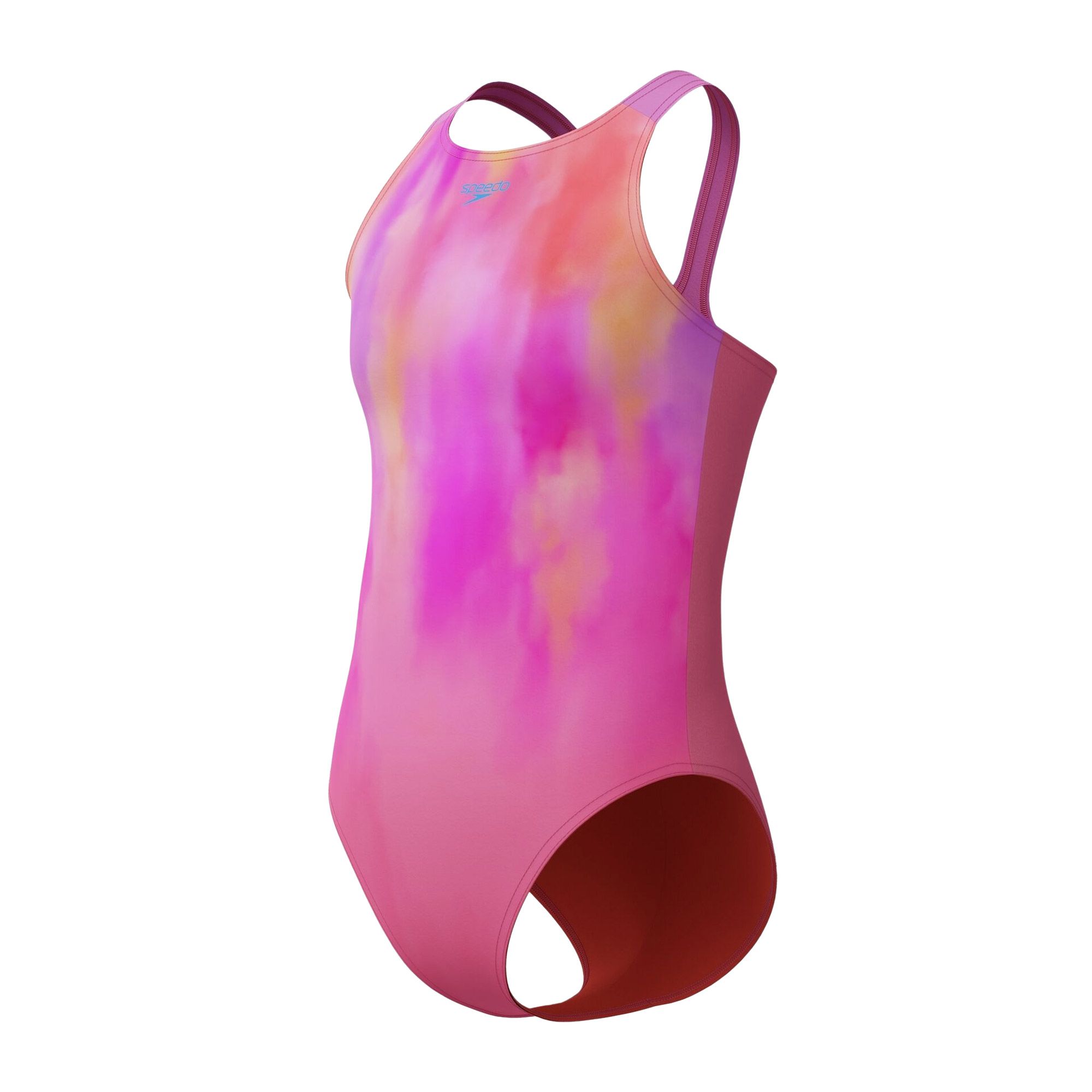 Speedo Printed Pulseback Swimsuit Girls