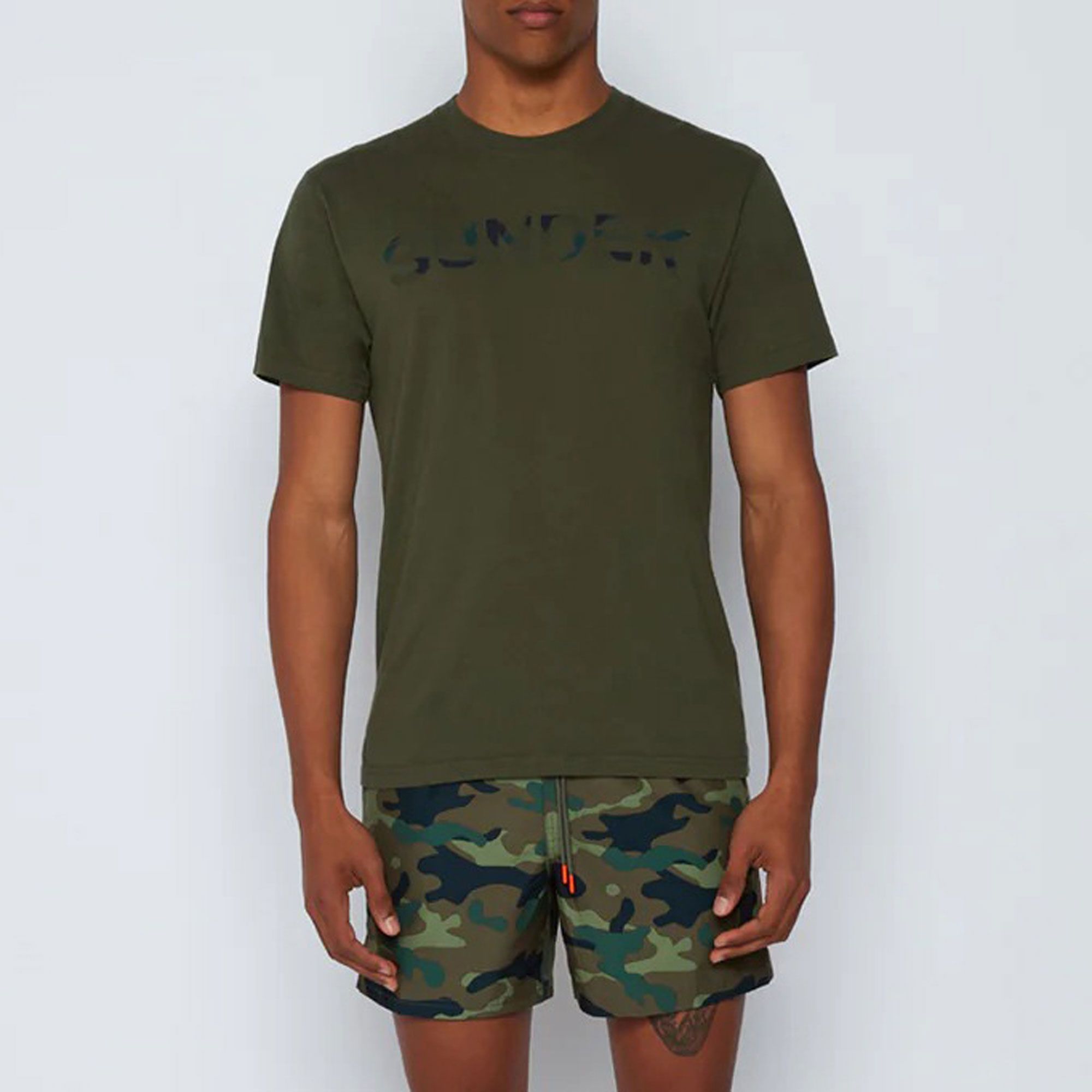 Sundek Camou Print T-Shirt Heren