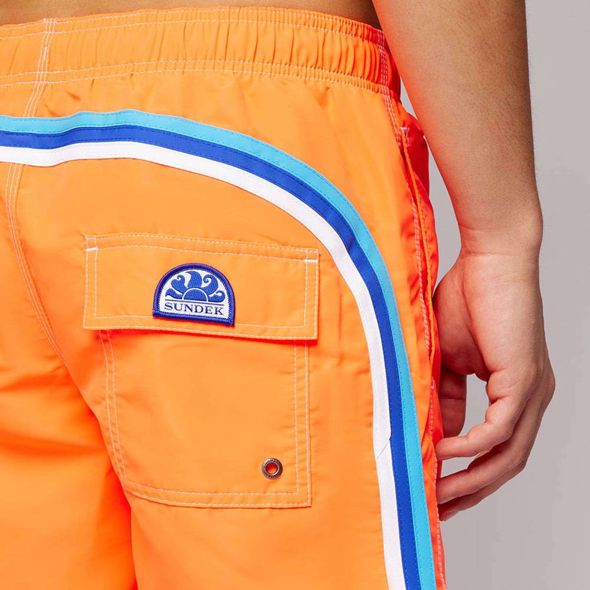 Sundek Stretch Waist Mid-Length Zwemshort Heren