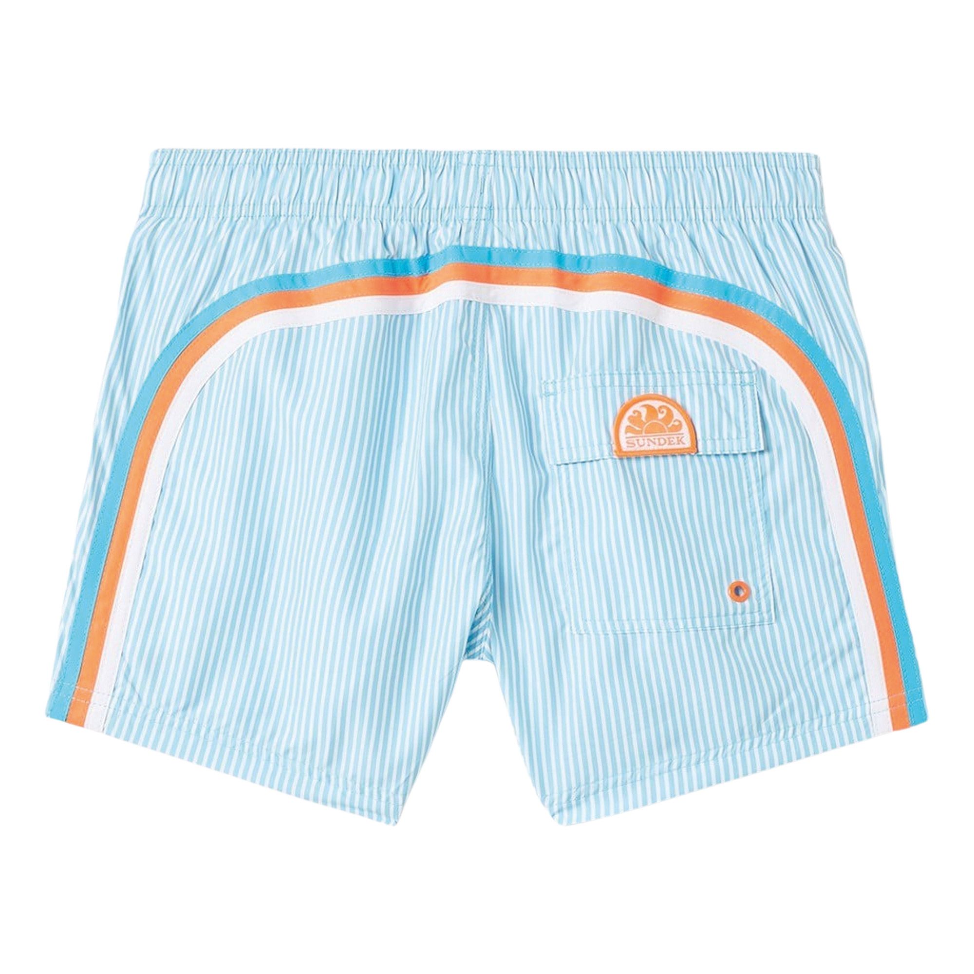 Sundek Printed Elastic Waist Zwemshort Jongens