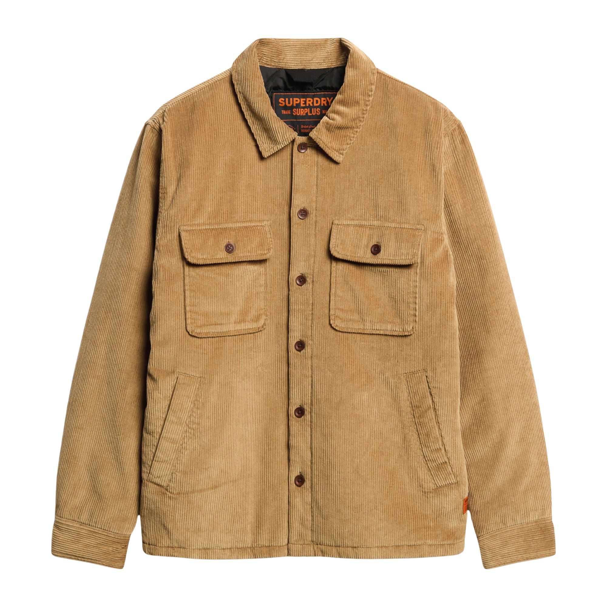 Superdry Surplus Cord Quilt Overshirt Heren