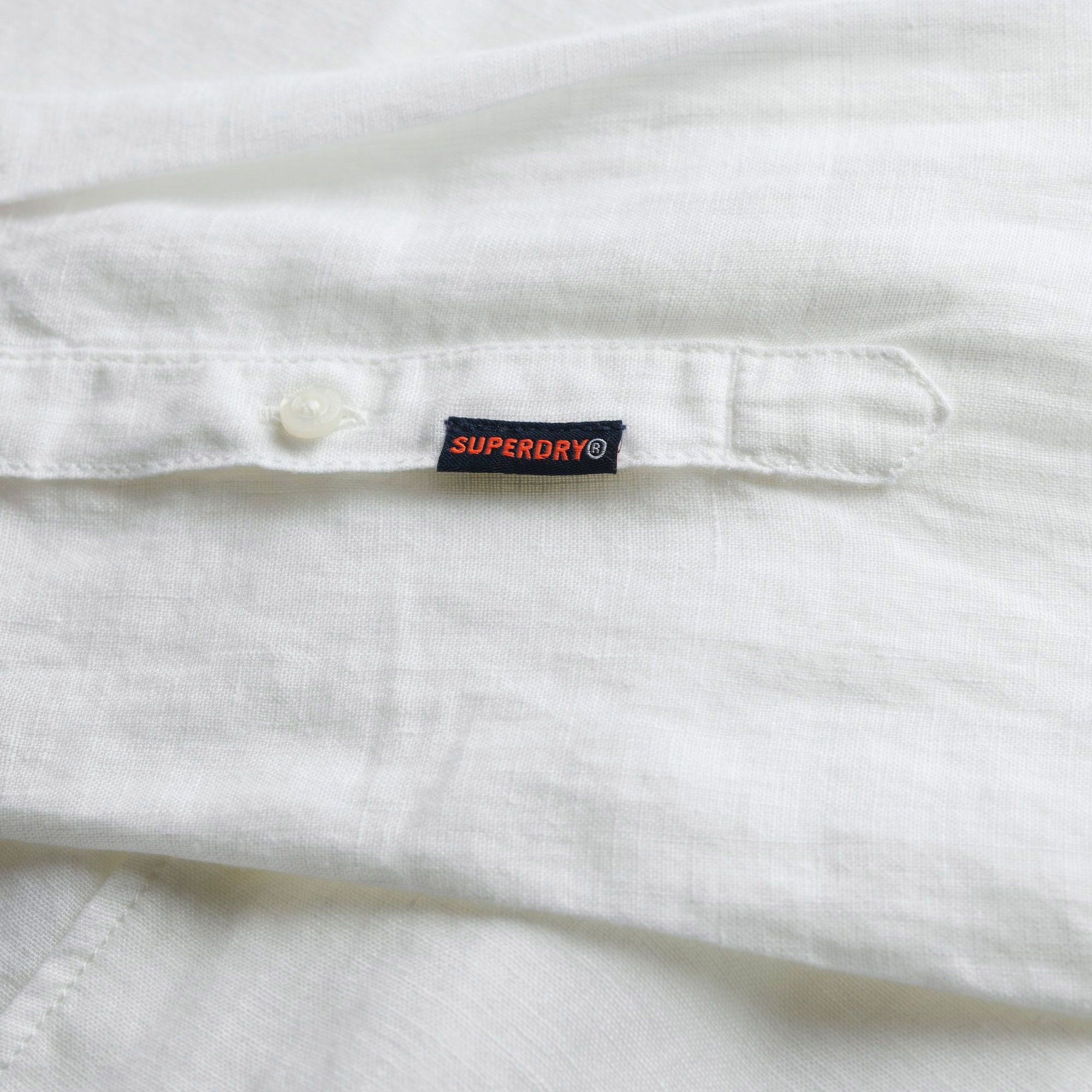 Superdry Vacation Linnen LS Overhemd Heren