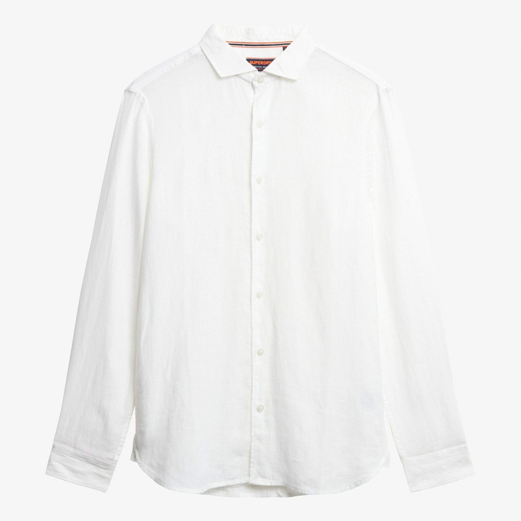 Superdry Vacation Linnen LS Overhemd Heren