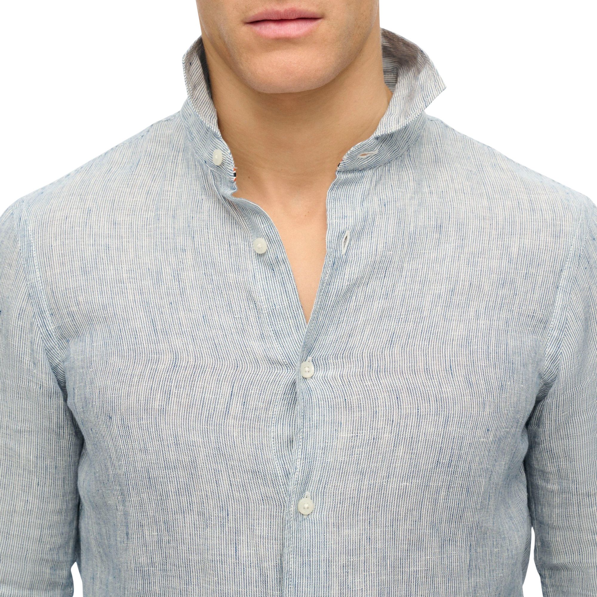 Superdry Vacation Linnen LS Overhemd Heren