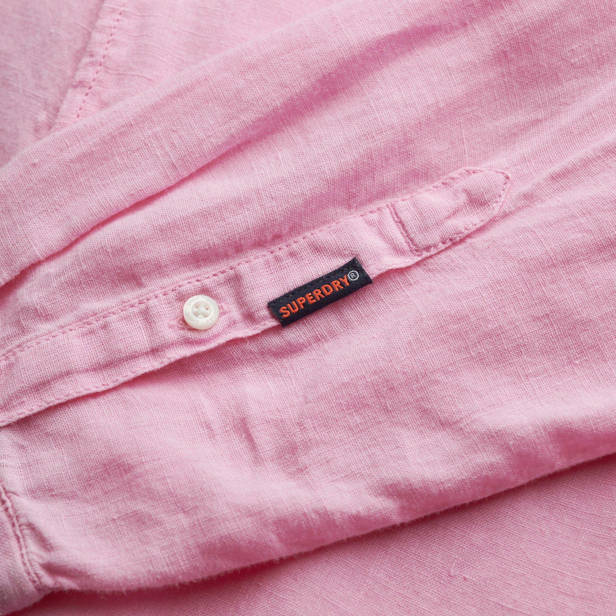 Chemise casual Superdry Vacation Linen LS Hommes