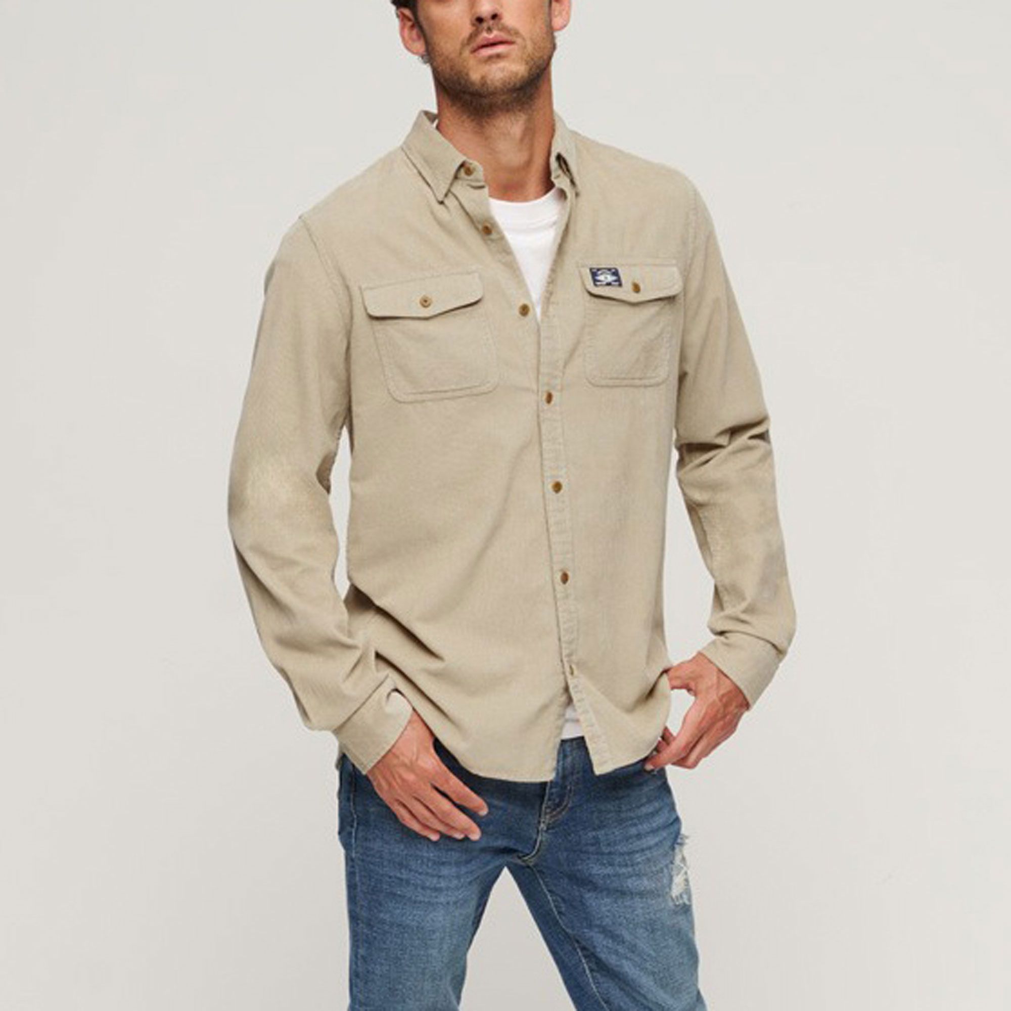 Superdry Trailsman Corduroy Overhemd Heren