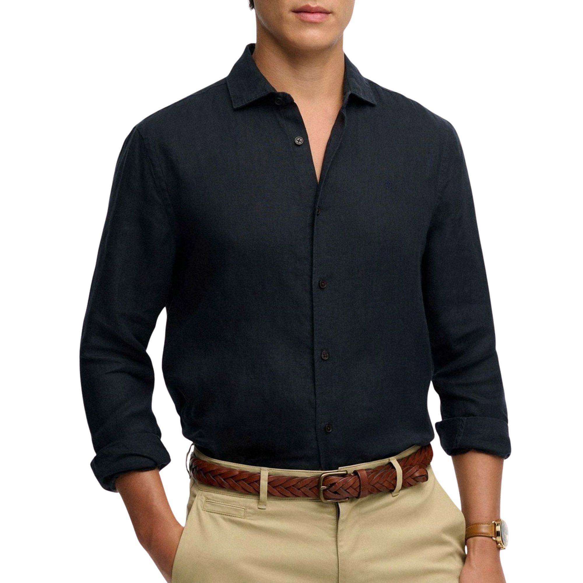 Superdry Riviera L/S Linnen Shirt Heren