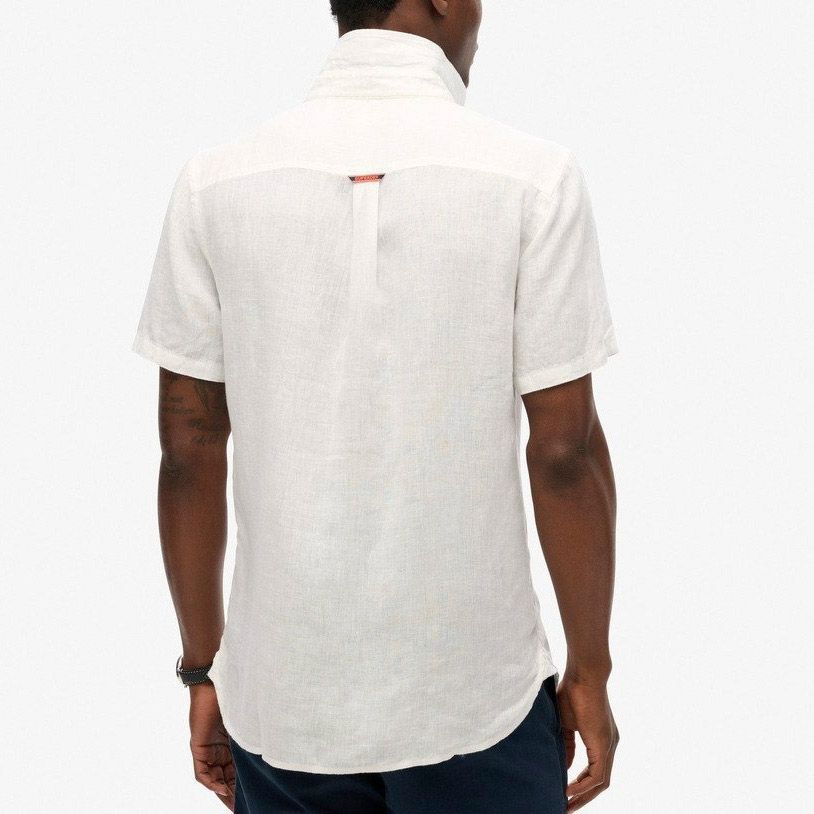 Superdry Vacation Linnen SS Overhemd Heren