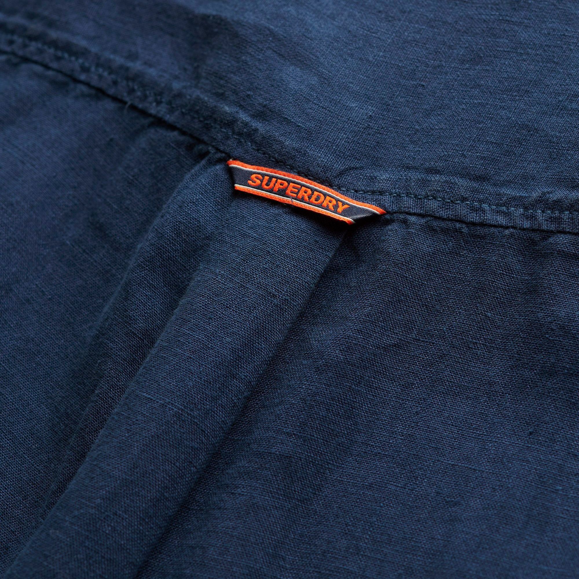 Superdry Vacation Linnen SS Overhemd Heren