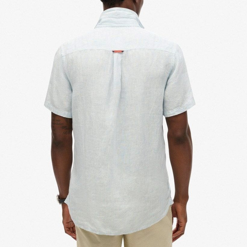 Superdry Vacation Linnen SS Overhemd Heren