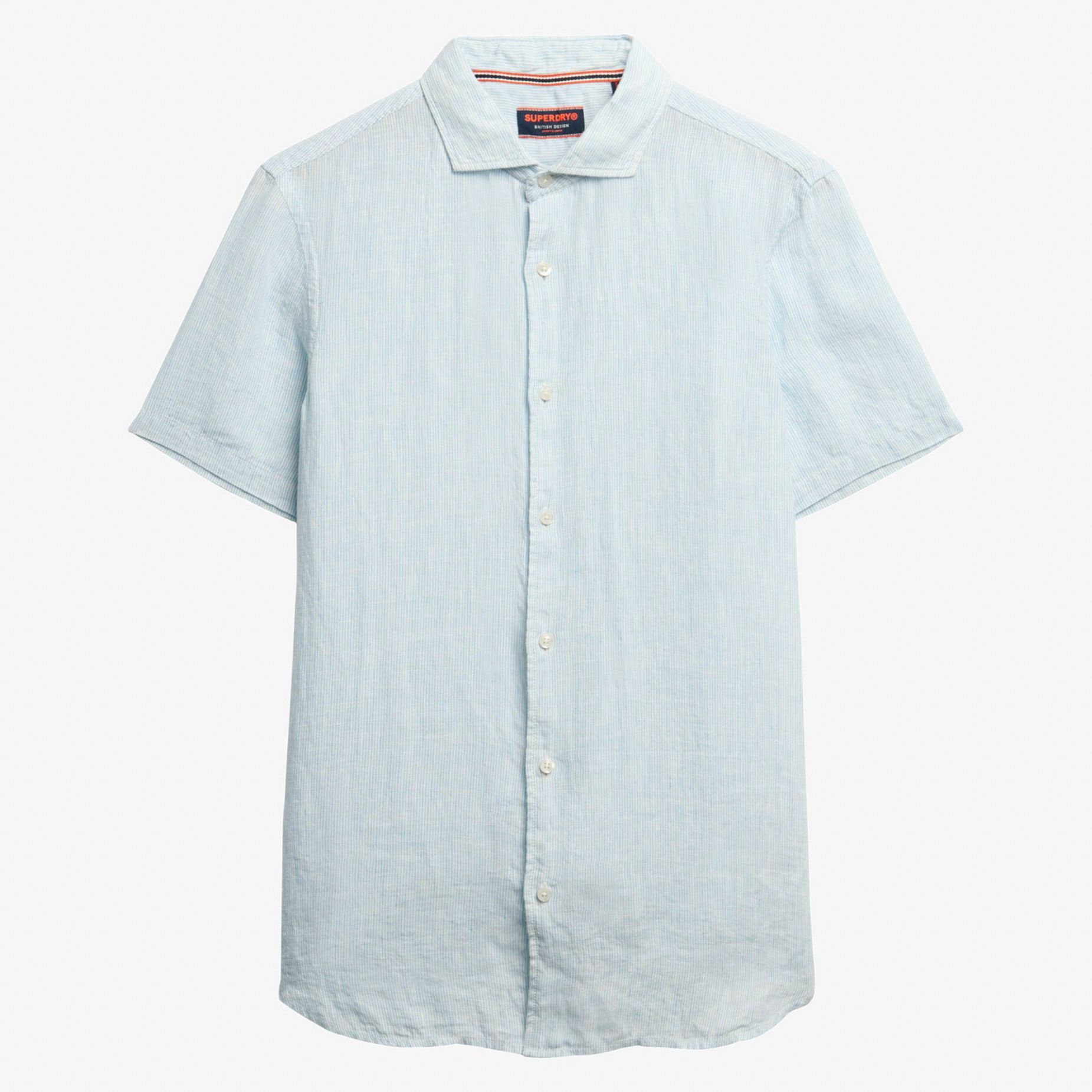 Superdry Vacation Linnen SS Overhemd Heren