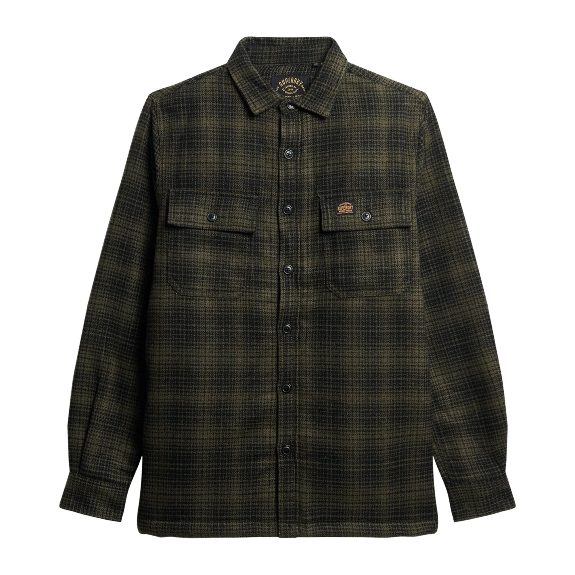 Superdry Wool Miller Overhemd Heren