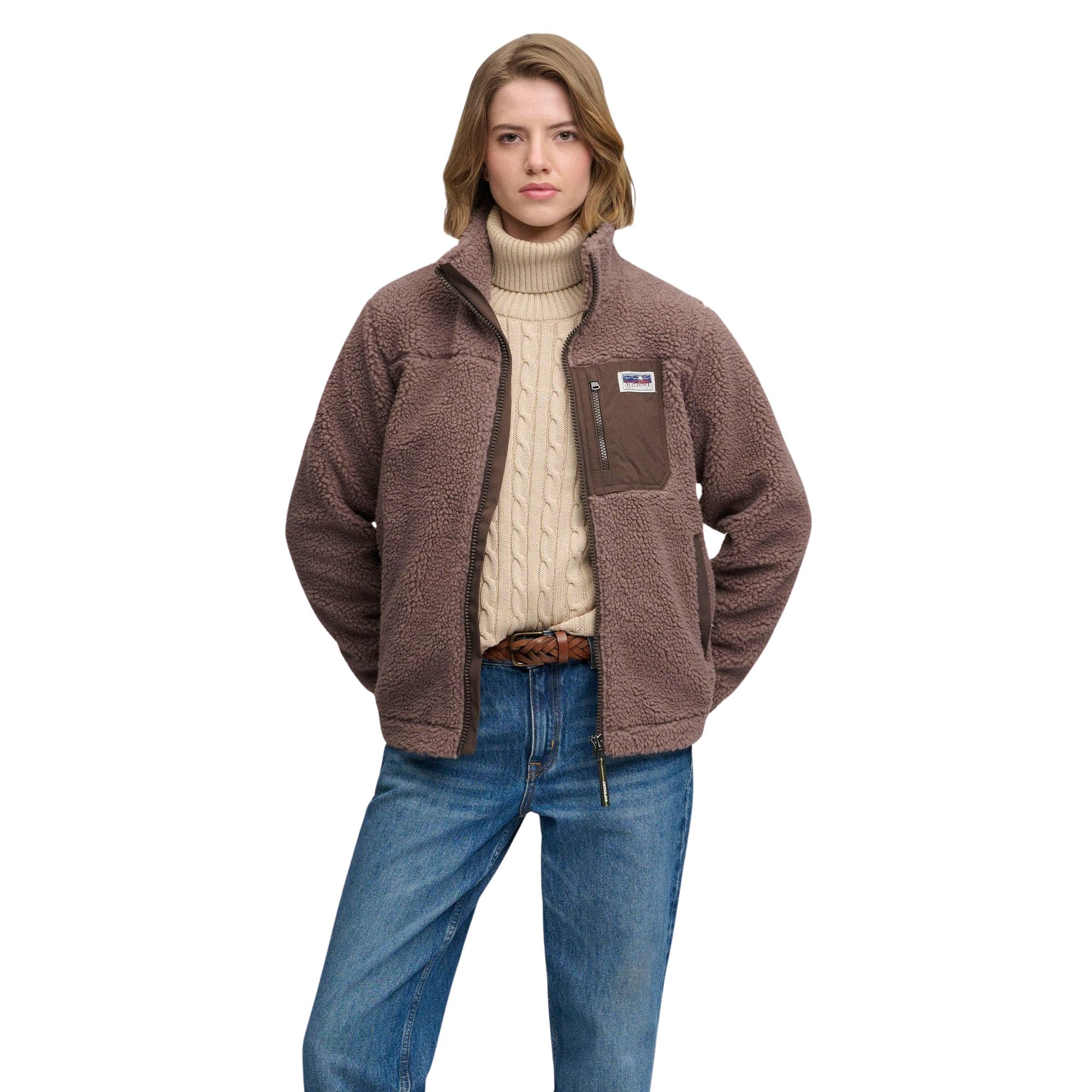 Veste Superdry Heritage Polaire Femmes