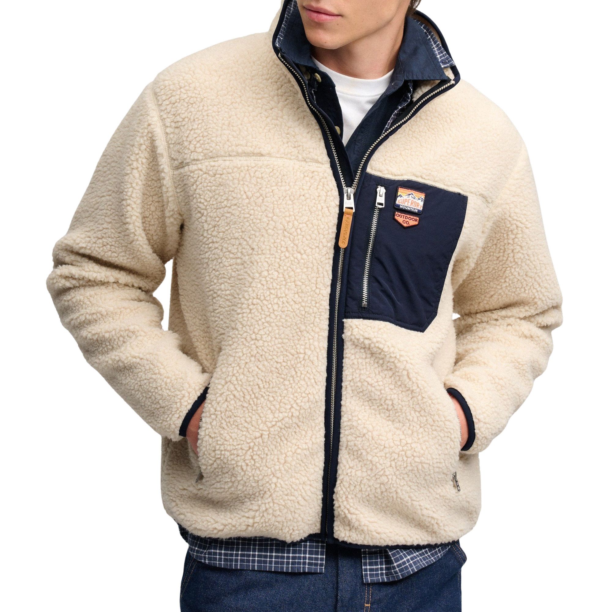Superdry Vintage Retro Full-Zip Fleece Herren