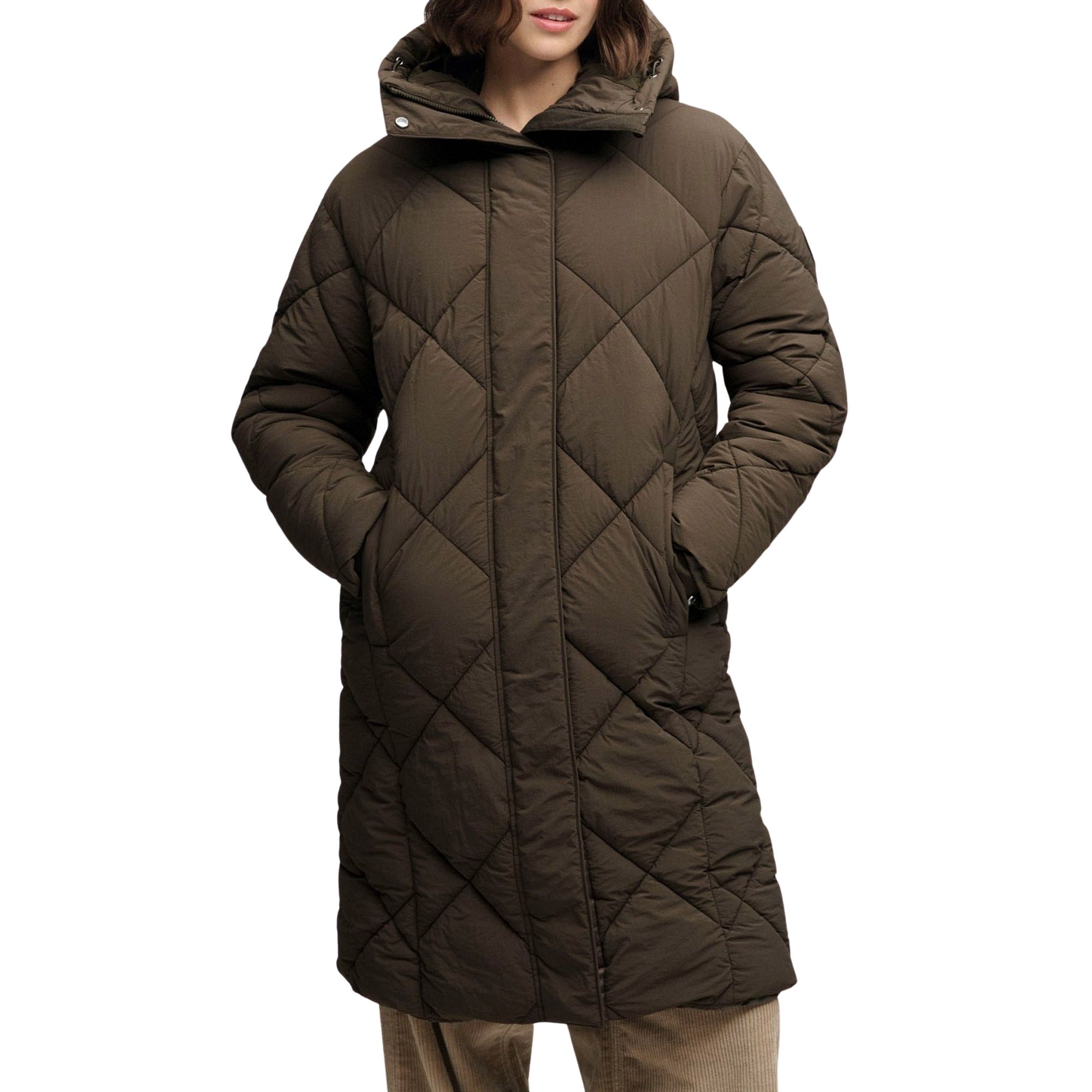 Superdry Longline Diamond Parka Jacke Damen