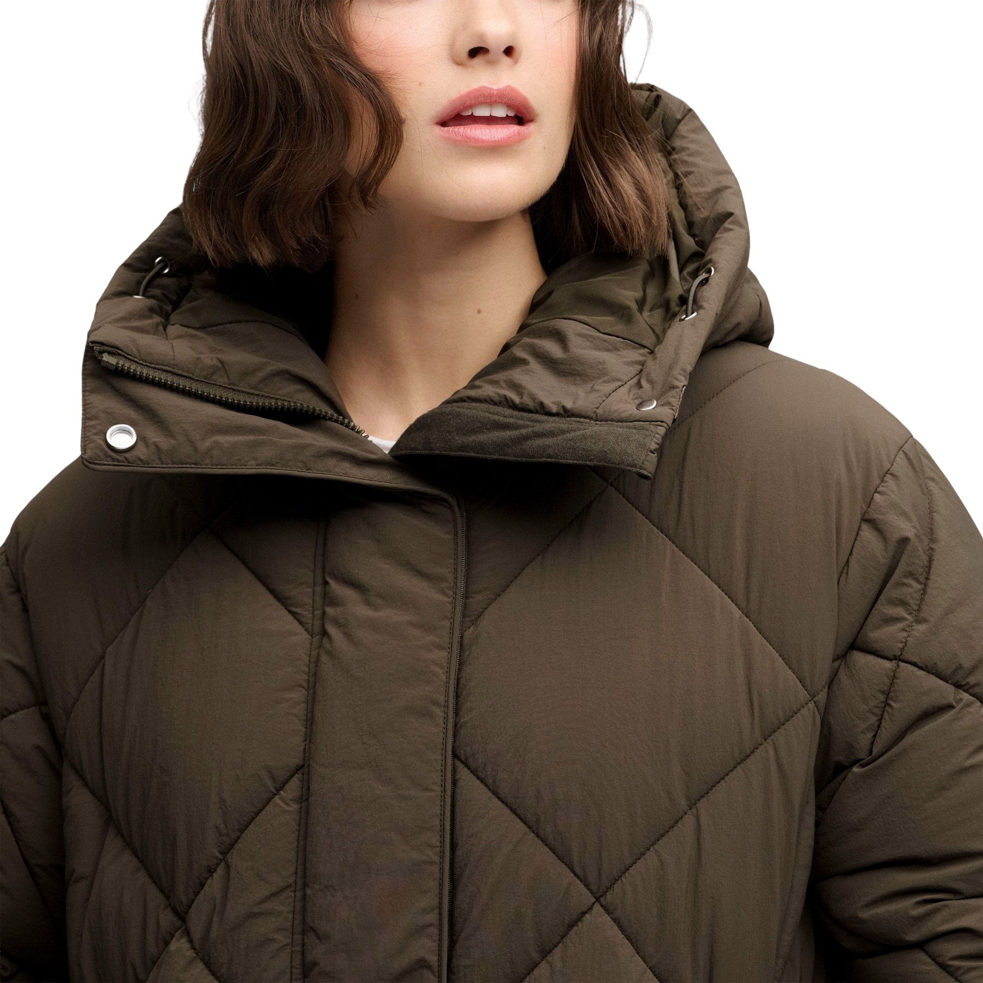 Superdry Longline Diamond Parka Jacke Damen