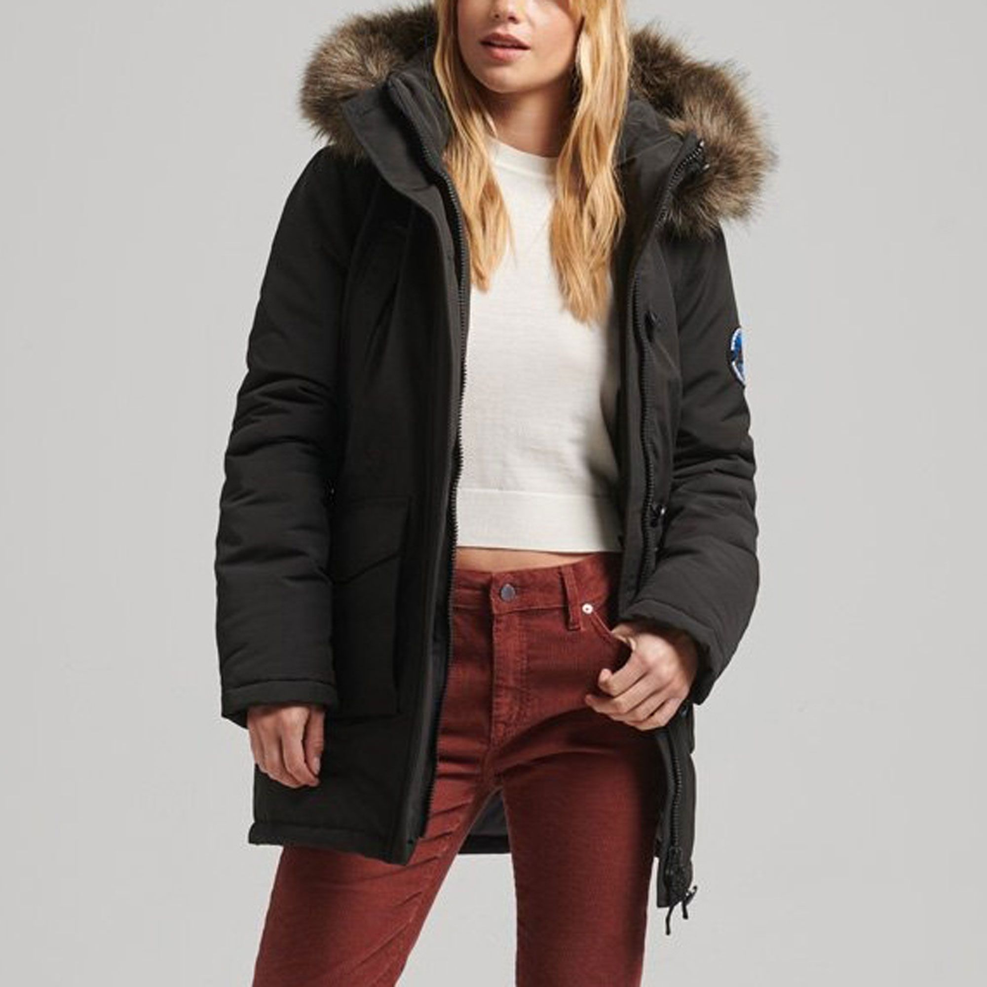Superdry Everest Parka Winterjas Dames | PlutoSport